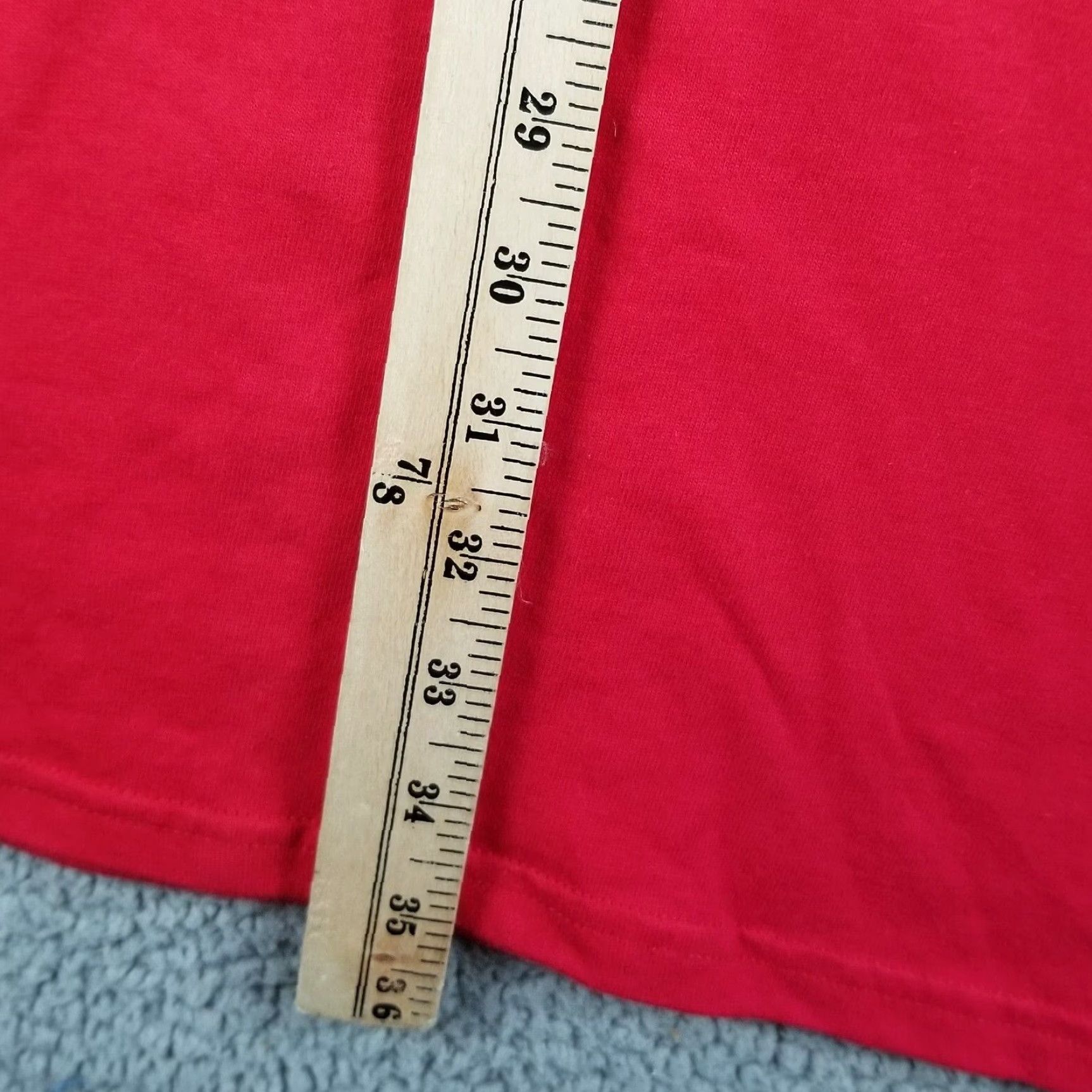 Vintage VINTAGE Dennis Rodman T-Shirt Men 4XL Short Sleeve Solid Red NBA The Worm #91 Size US XXL / EU 58 / 5 - 5 Thumbnail