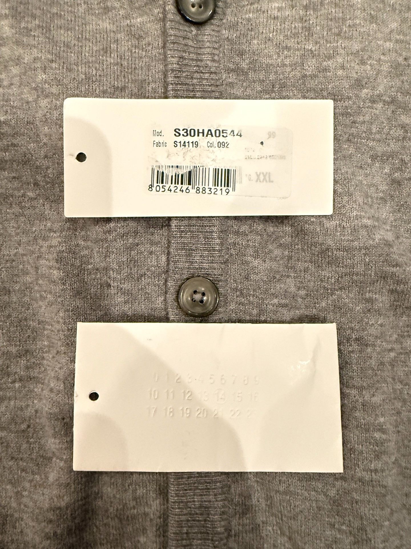 Maison Margiela Maison Margiela Wool cardigan sweater 2501-Nextarrow Size US XXL / EU 58 / 5 - 3 Thumbnail