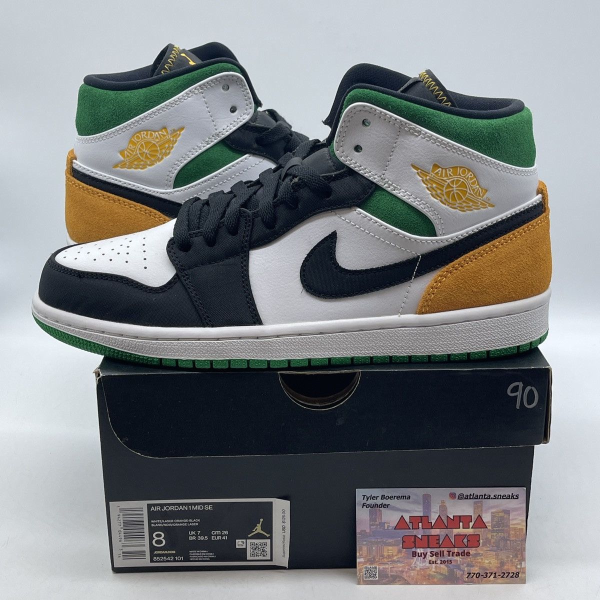 Nike Air Jordan 1 mid SE Oakland Size US 8 / EU 41 - 1 Thumbnail