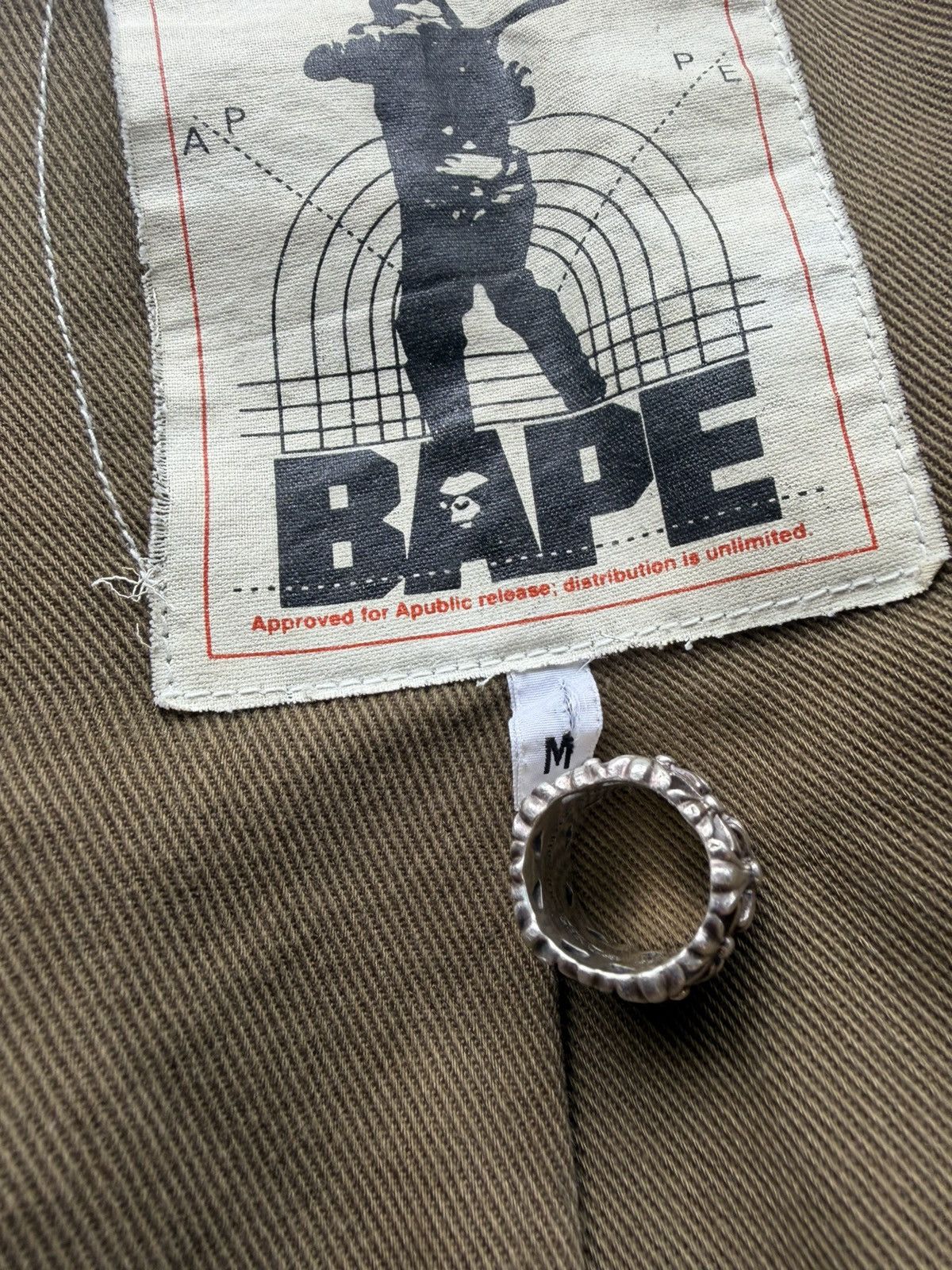 Bape Vintage 90s-00s Bape M65 style 1st camo military jacket Size US M / EU 48-50 / 2 - 4 Thumbnail