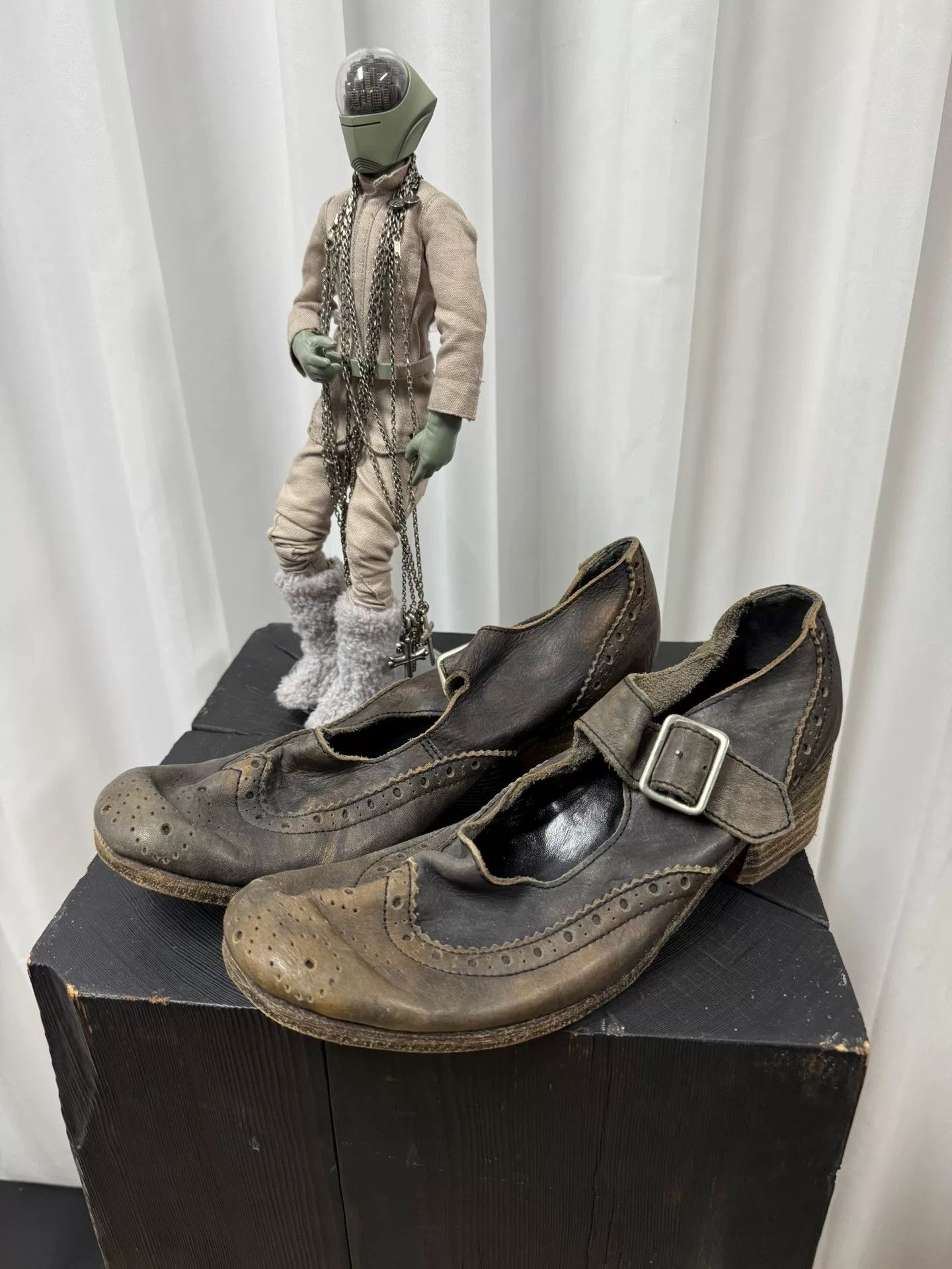Junya Watanabe unique patterned leather shoes size M Size US 7.5 / EU 40-41 - 1 Thumbnail