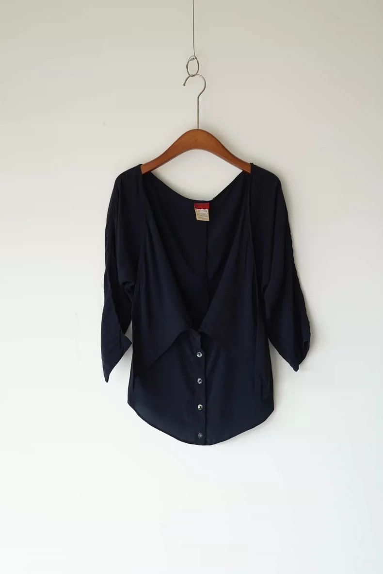 Kenzo Kenzo 80s Vintage Chest Sash Top - dmc Size US S / EU 44-46 / 1 - 1 Thumbnail