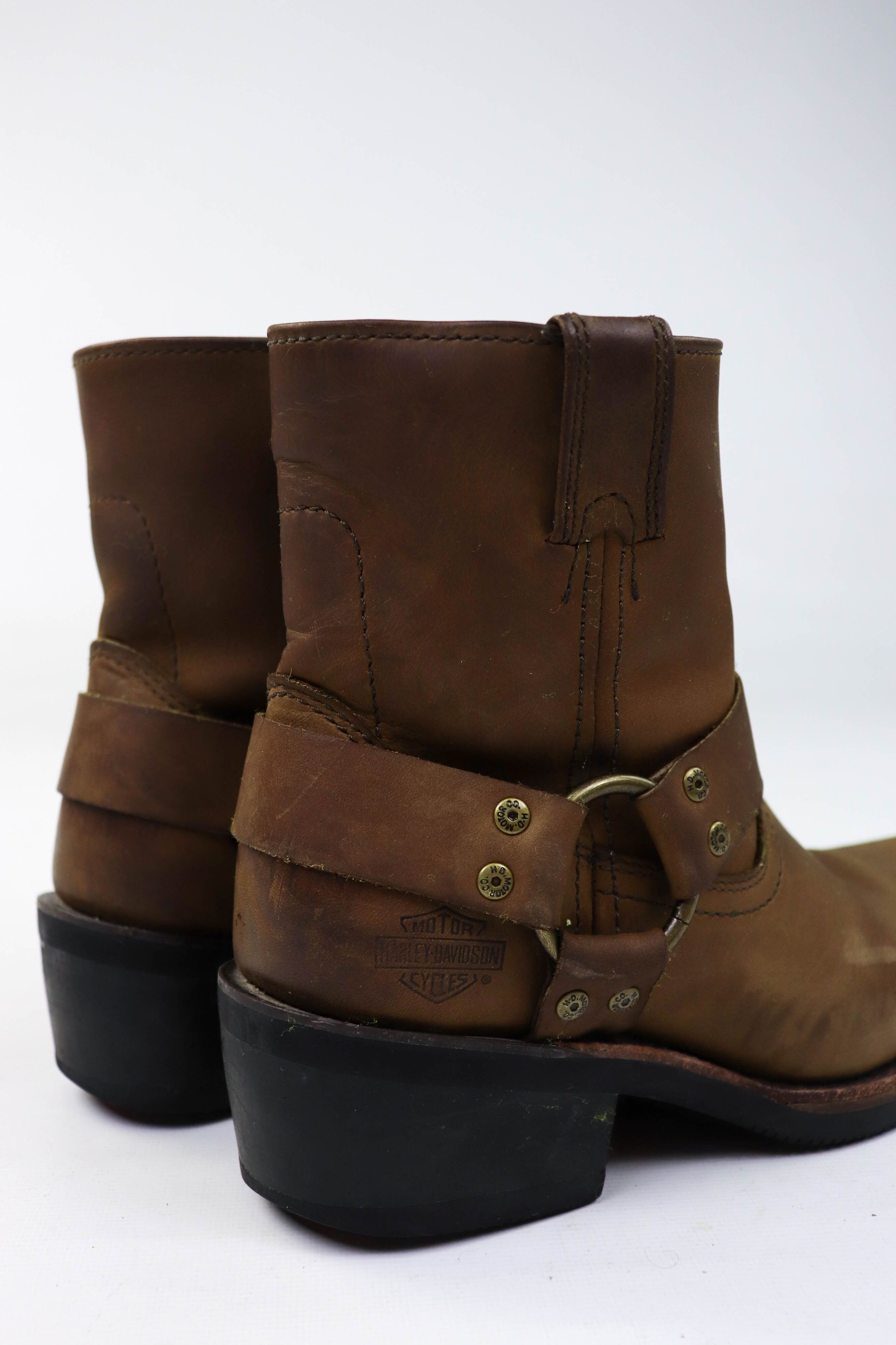 Harley Davidson Harley-Davidson Abbington Harness Leather Motorcycle Boots Size US 8.5 / IT 38.5 - 6 Thumbnail