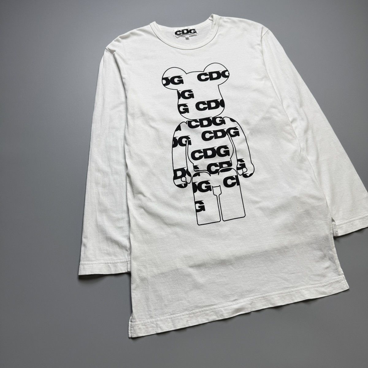 Comme des Garcons CDG x Bearbricks - Medicom Toy Long Front Sweatshirt Size US L / EU 52-54 / 3 - 4 Thumbnail