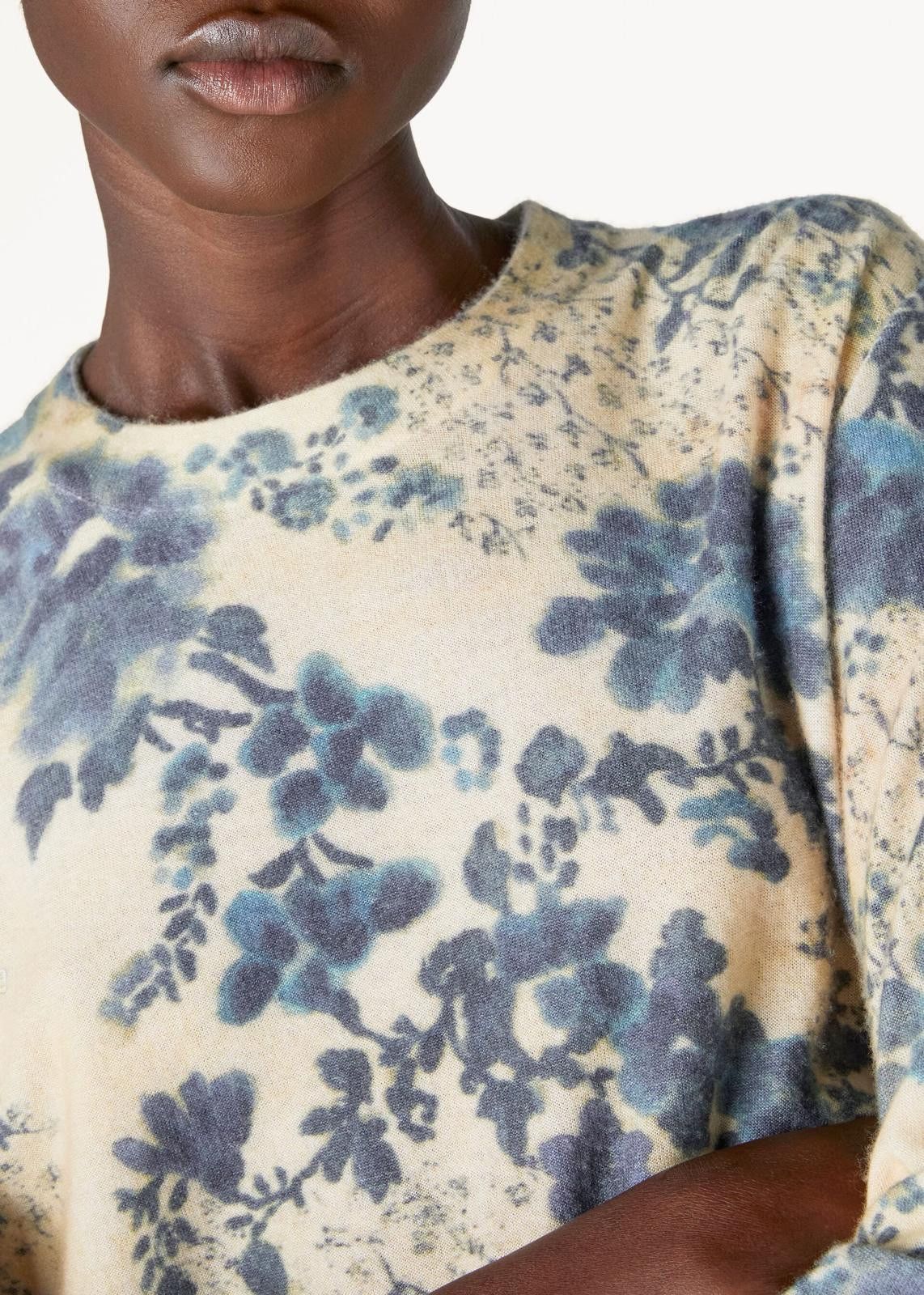Loro Piana o1srvl11e0125 FAN6256 Roundneck Hill Sweater in Multicolor Size S / US 4 / IT 40 - 3 Thumbnail