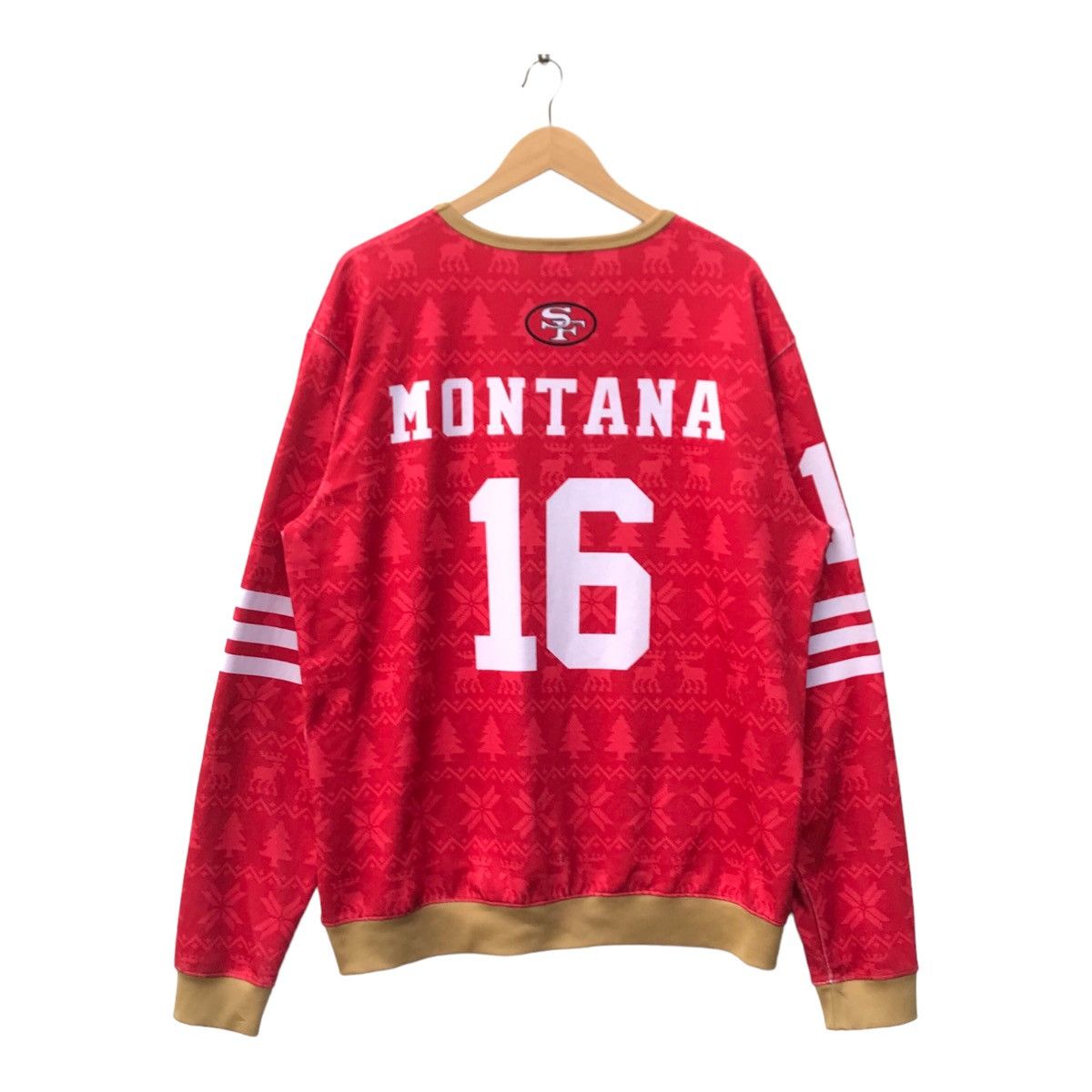 NFL San Francisco 49ers Joe Montana NFL Polyester Sweatshirt Size US XL / EU 56 / 4 - 8 Thumbnail