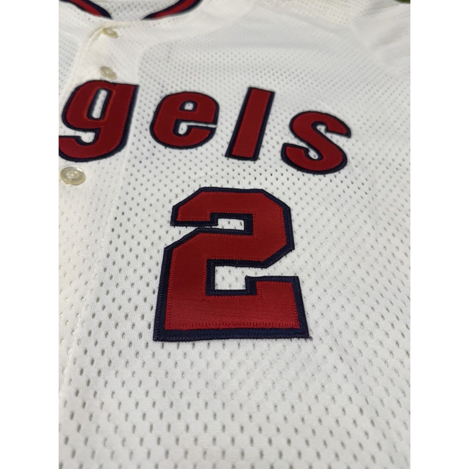 MLB VTG 80/90s Authentic Rawlings California Angels #2 Jersey 46 Size US XL / EU 56 / 4 - 9 Thumbnail