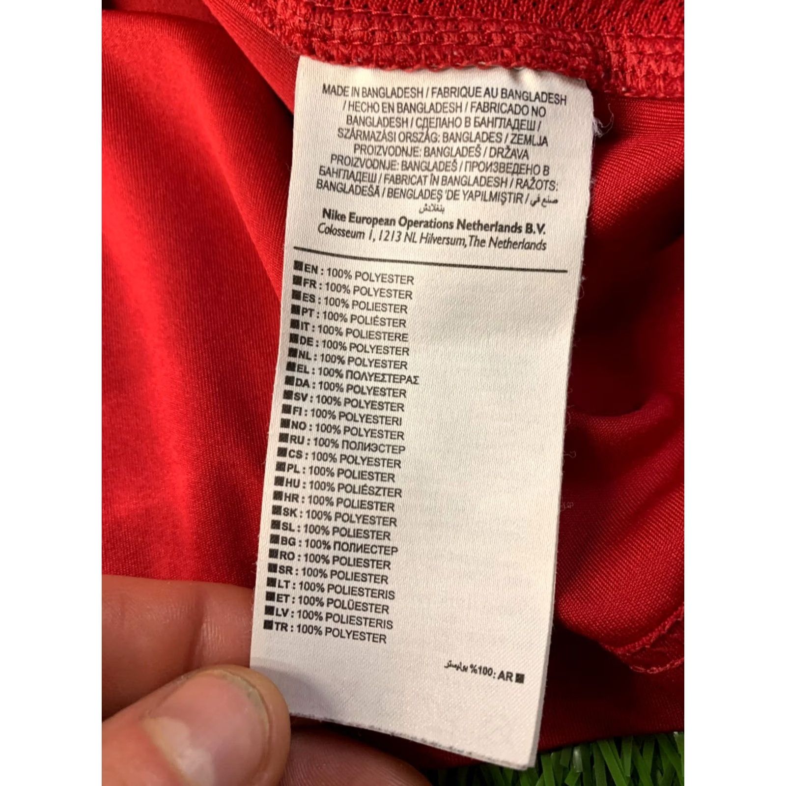 Nike NIKE Shirt Men M Medium Red and Gray Dri-Fit ORIGINAL 2016 Training Nike Running Jersey T-Shirt Short Sleeve Crew Neck Sports Size US M / EU 48-50 / 2 - 7 Thumbnail