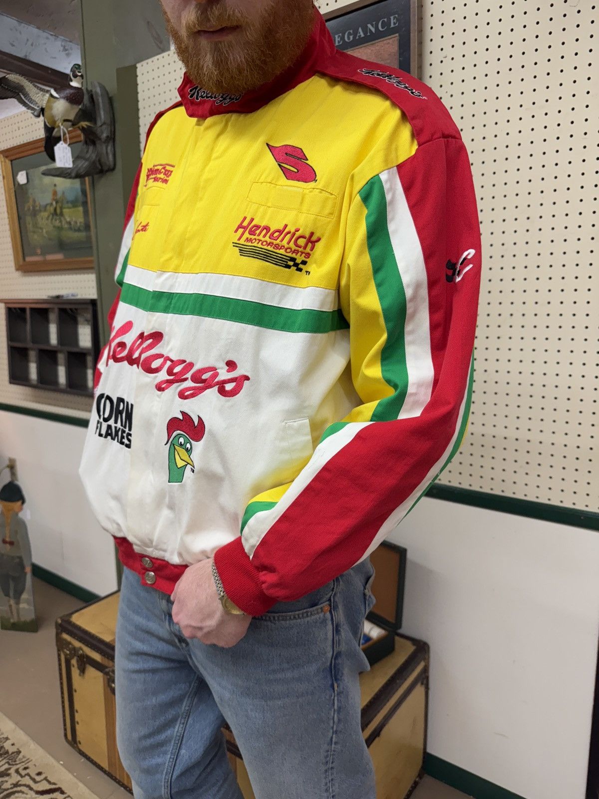 NASCAR × Vintage Vintage NASCAR Kellogg’s Racing Jacket - 90s Y2K Motorsports Size US L / EU 52-54 / 3 - 2 Thumbnail