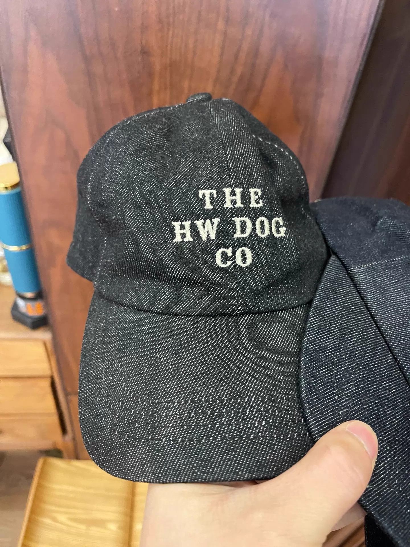 THE H.W.DOG&CO. H.W.DOG Hat Deep Crown One Size Light/Dark Worn 1x Good Shape Size ONE SIZE - 2 Thumbnail