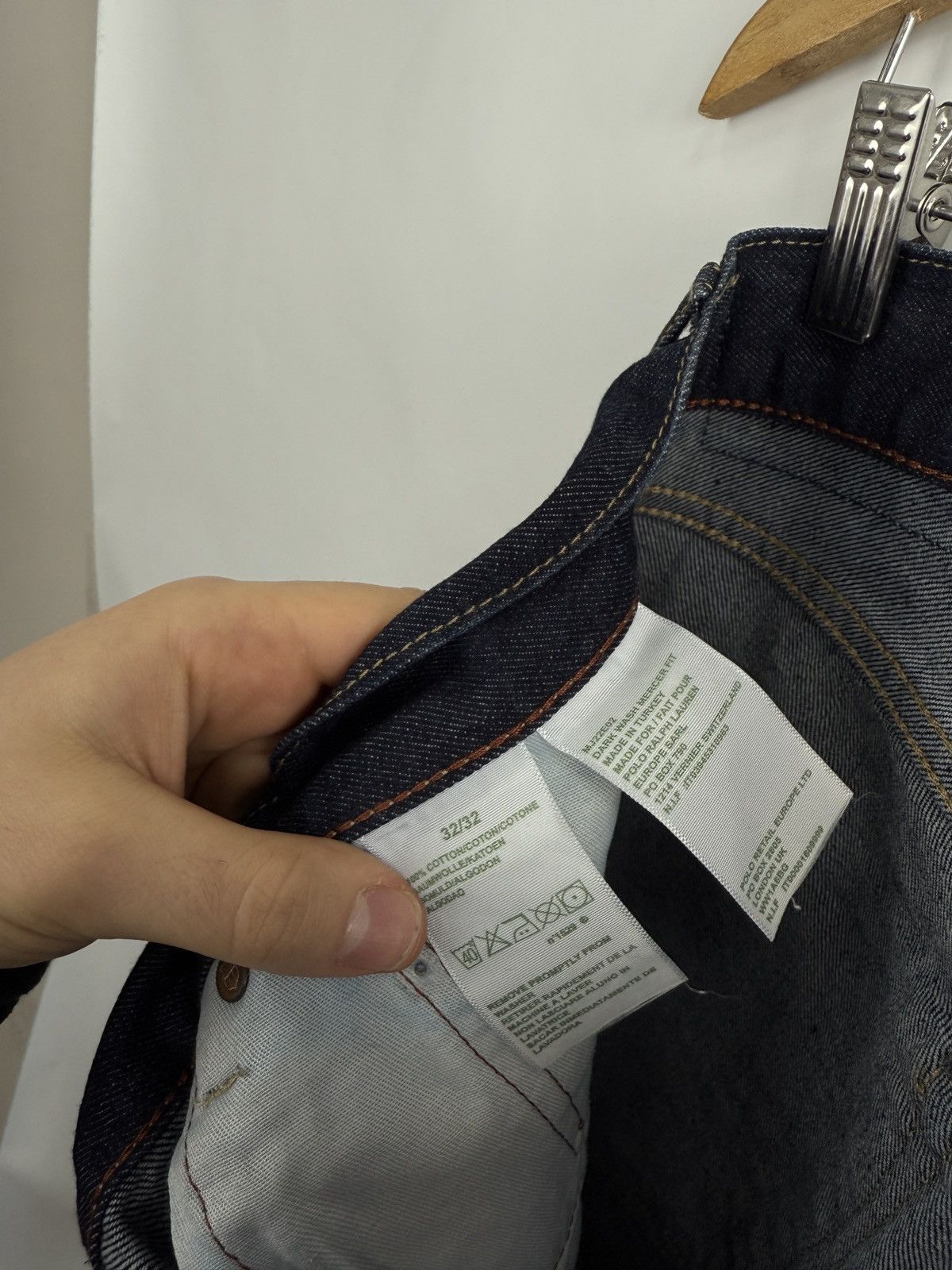 Denim & Supply Ralph Lauren 🇺🇸 Vintage Y2K Ralph Lauren USA Flag Jeans rrl Retro Rare Size US 32 / EU 48 - 13 Thumbnail