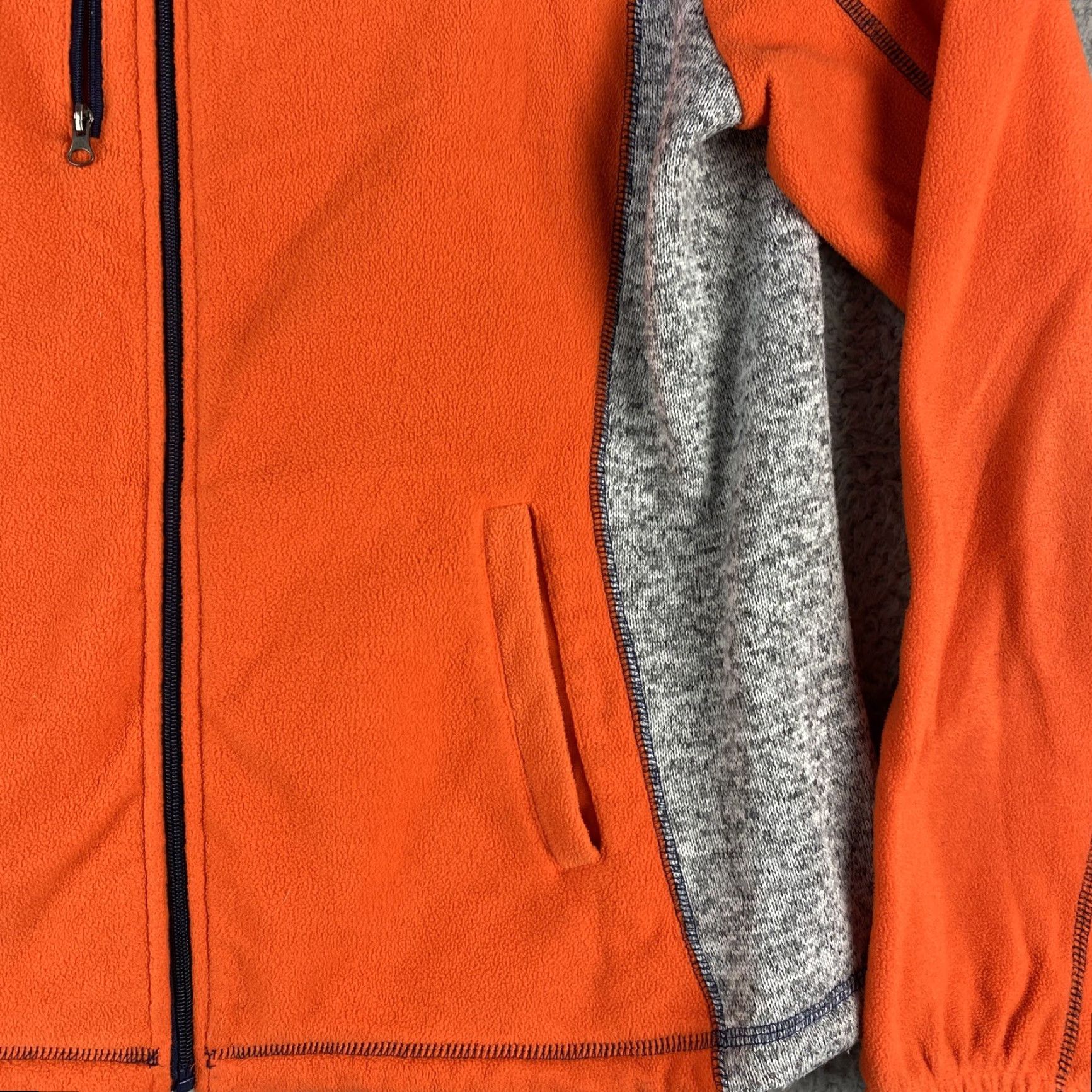 NFL Denver Broncos NFL For Her Large Zip Sweatshirt Fleece Jacket Women 49-13 / Colorblock Orange 100% Polyester Polyester Lining Brand NFL For Her Size L / US 10 / IT 46 - 3 Thumbnail