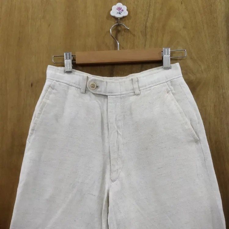 Japanese Brand ST.MARTINE DE JAZZ WHITE YELLOW CHINO PANTS Size US 26 / EU 42 - 2 Thumbnail