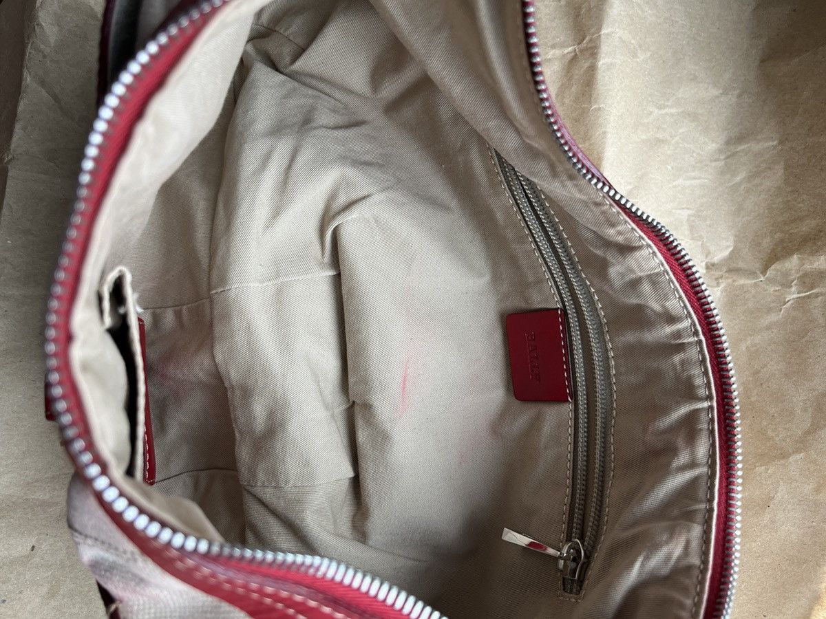 Bally BALLY Canvas Leather Hobo Bag Size ONE SIZE - 17 Thumbnail