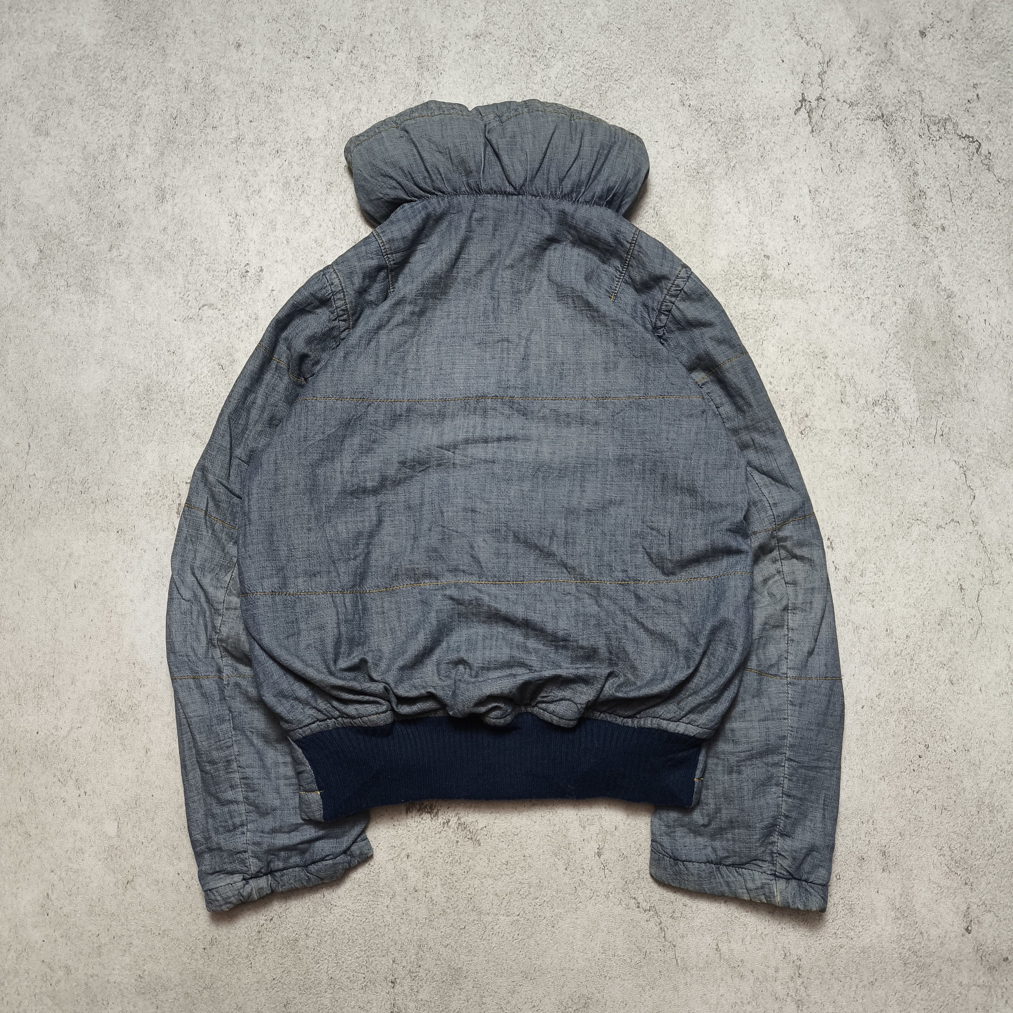 Issey Miyake Mercibeaucoup by Issey Miyake Puff Collar Lightweight Denim Size S / US 4 / IT 40 - 4 Thumbnail