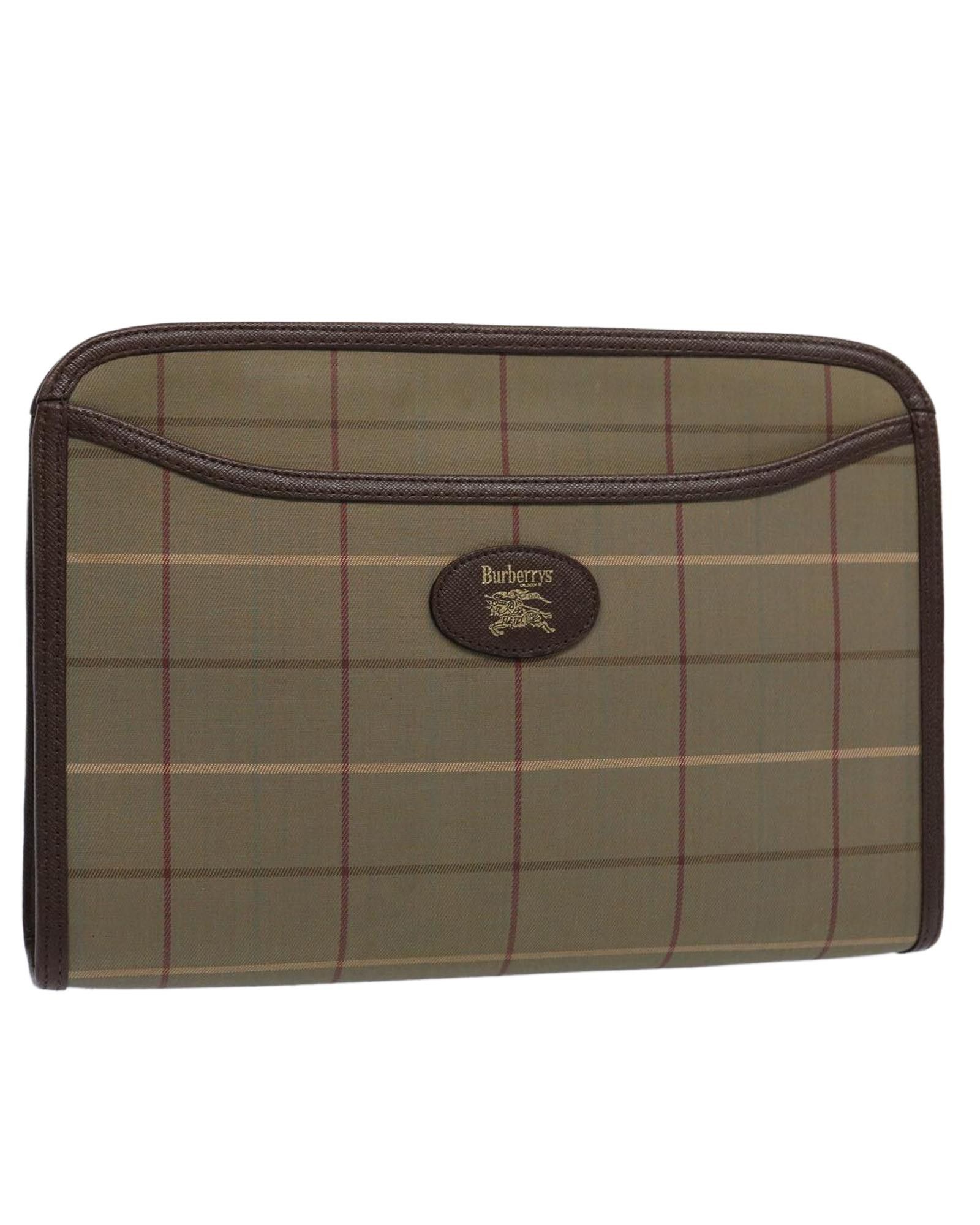image of Burberry Sophisticated Synthetic Shoulder Bag in Brown, Women's