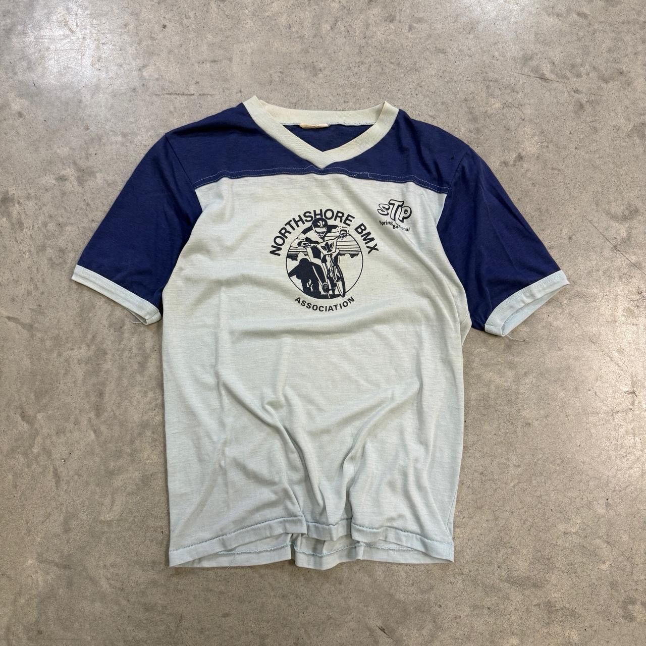 Vintage 1980s BMX racing national tee shirt
