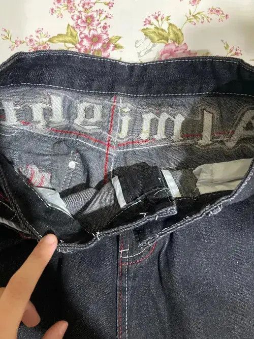 Jean jeans with cool patches Size US 30 / EU 46 - 3 Thumbnail