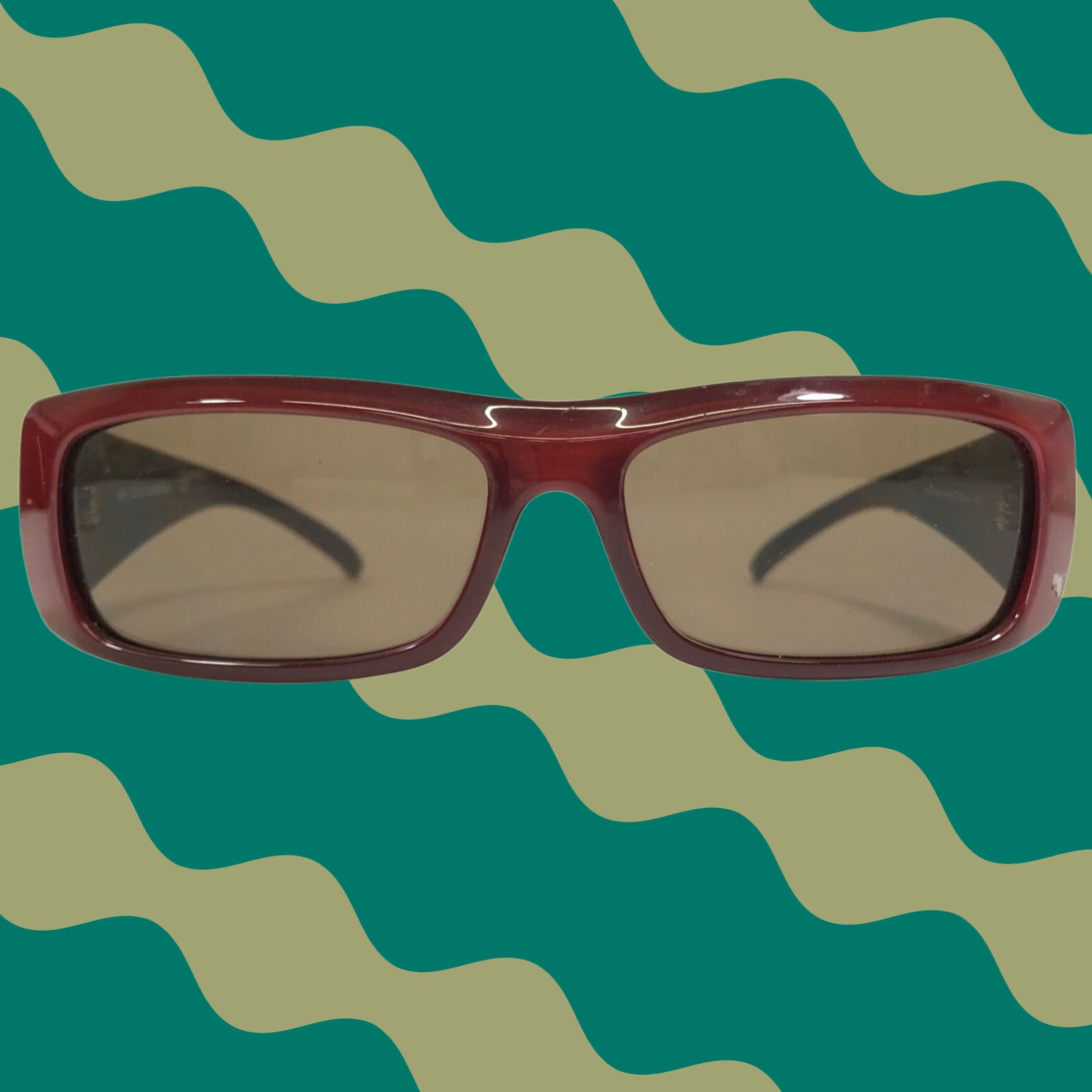 Dolce & Gabbana Sunglasses D&G8004 514/71 Green Rectangular w/ Green Lenses Dolce & Gabbana Dolce & Gabbana Sunglasses Rectangular Green  main image 2