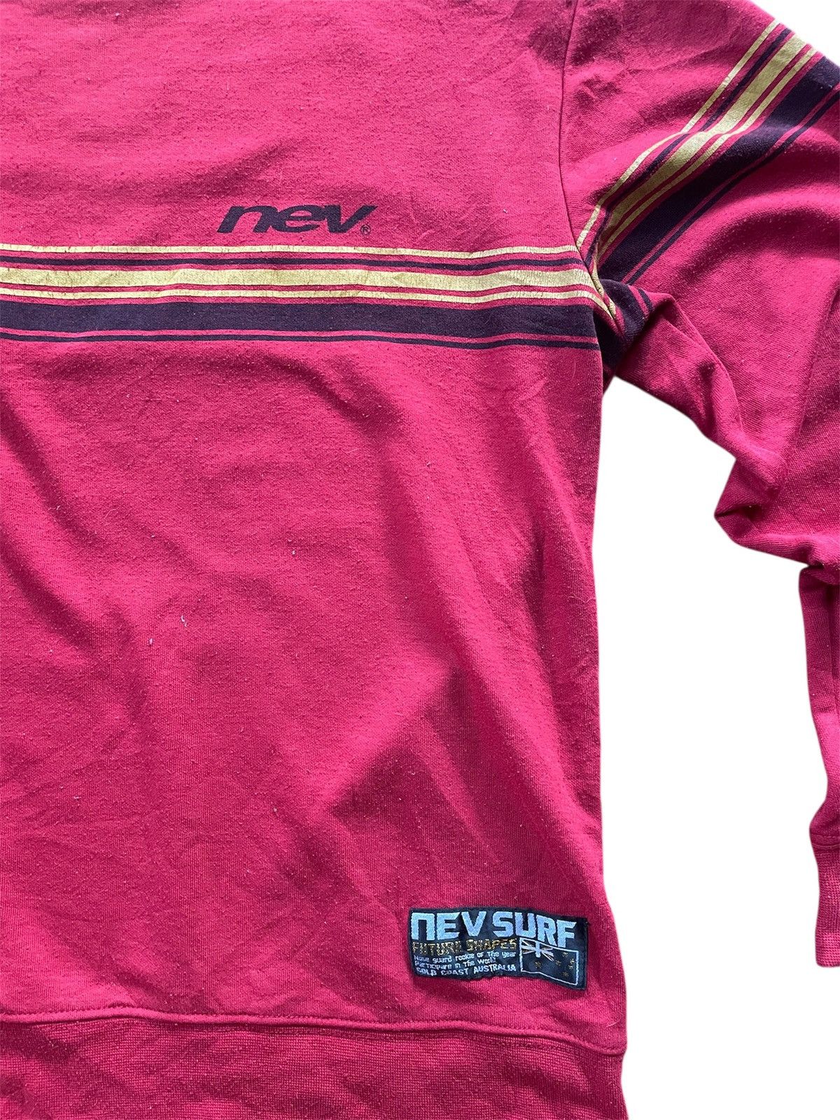 Vintage Vintage 90s Nev Surfboards Backhit Sweatshirt Size US M / EU 48-50 / 2 - 4 Thumbnail