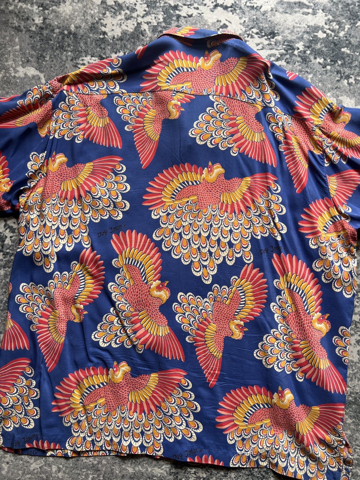 Dogtown Vtg DogTown Skate Japanese Motif Open Colar Hawaiian Shirt Size US L / EU 52-54 / 3 - 7 Thumbnail