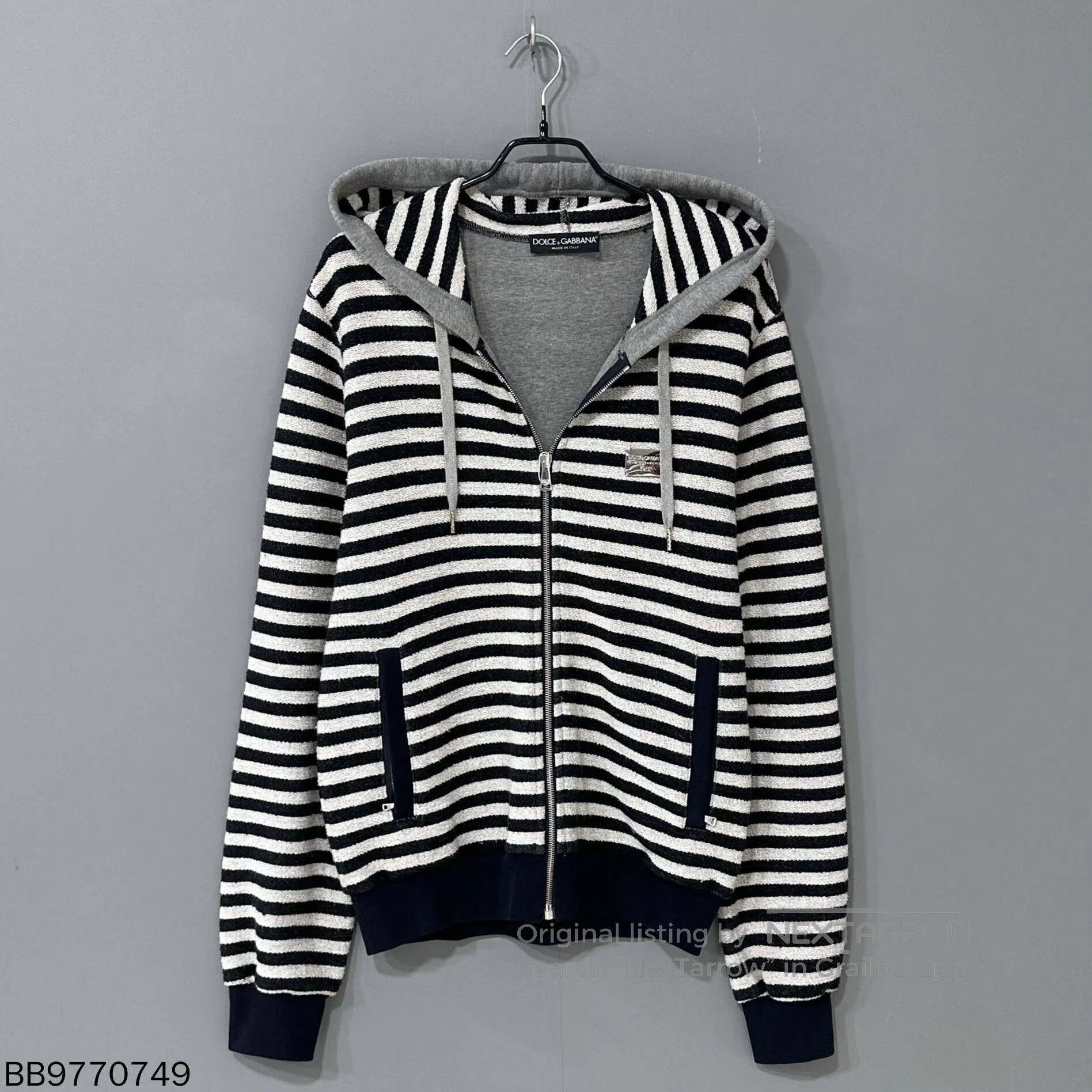 Dolce & Gabbana striped hooded jacket by dolce & gabbana. Size US L / EU 52-54 / 3 - 1 Thumbnail
