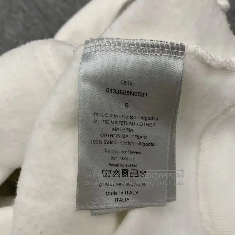 Dior Dior White Cotton Women's Hoodie . Size S / US 4 / IT 40 - 7 Thumbnail