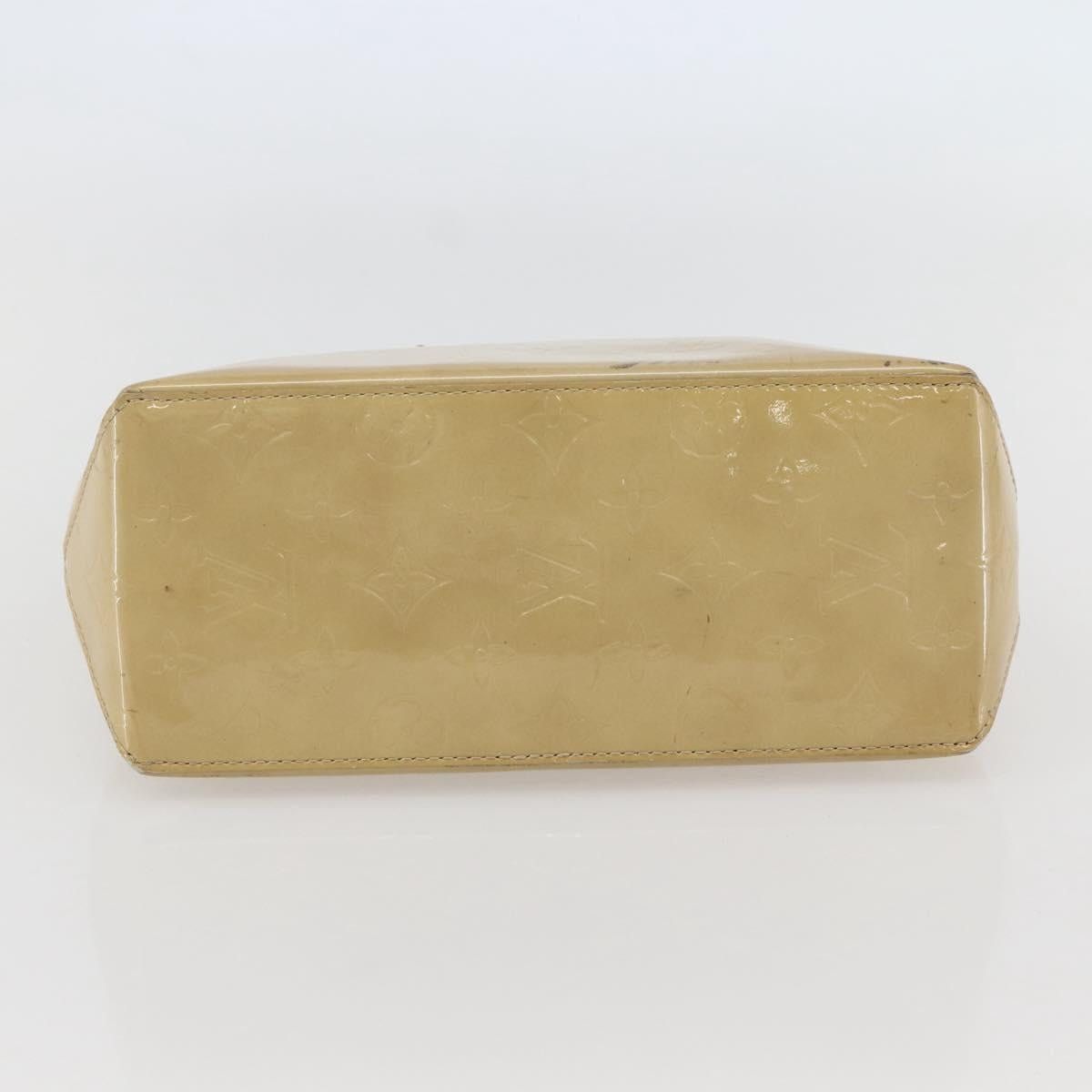 Louis Vuitton LOUIS VUITTON Monogram Vernis Reade PM Hand Bag Beige M91334 Size ONE SIZE - 9 Thumbnail