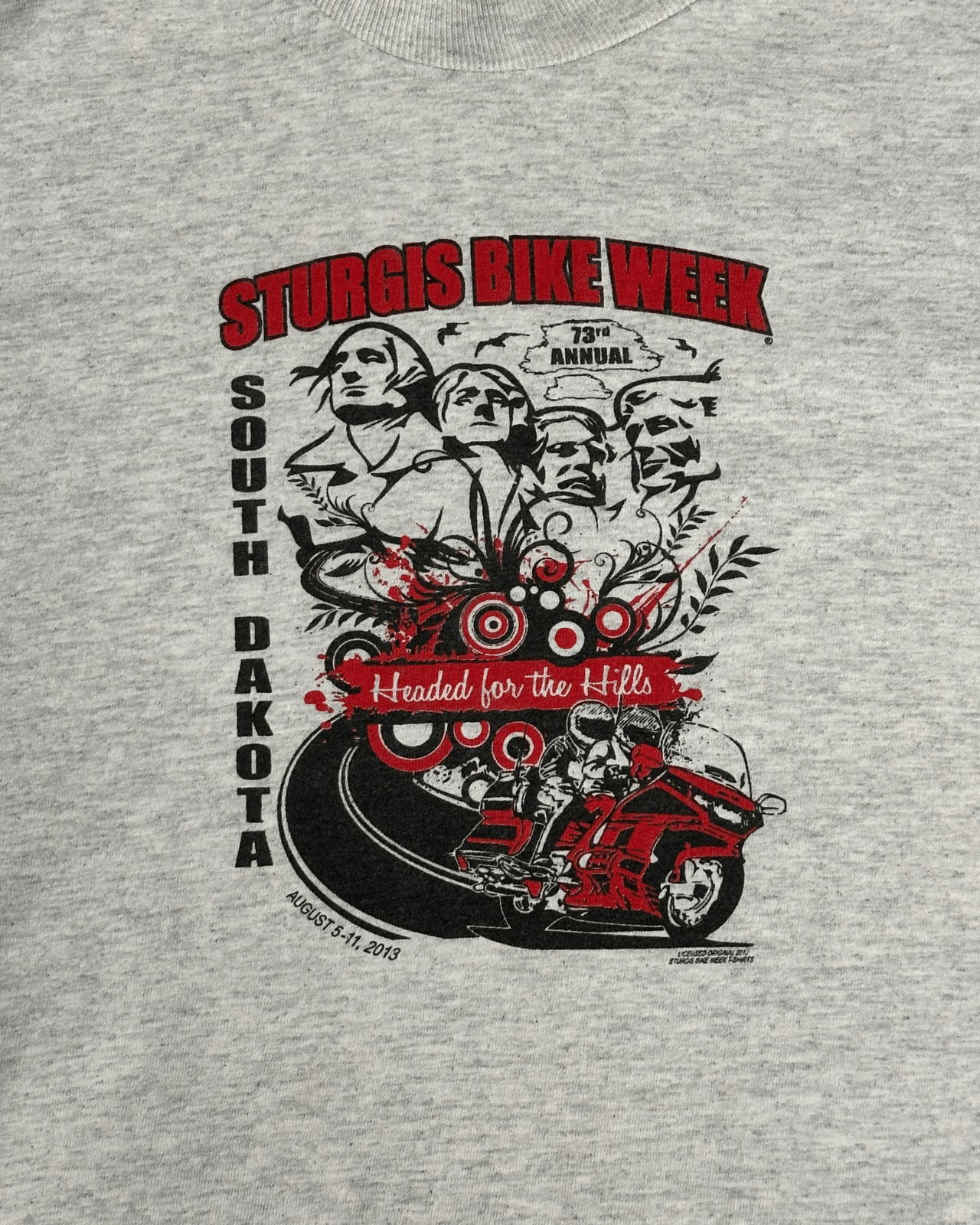 Vintage 2013 Sturgis Bike Week South Dakota Alstyle T-Shirt Size XL Size US XL / EU 56 / 4 - 4 Thumbnail