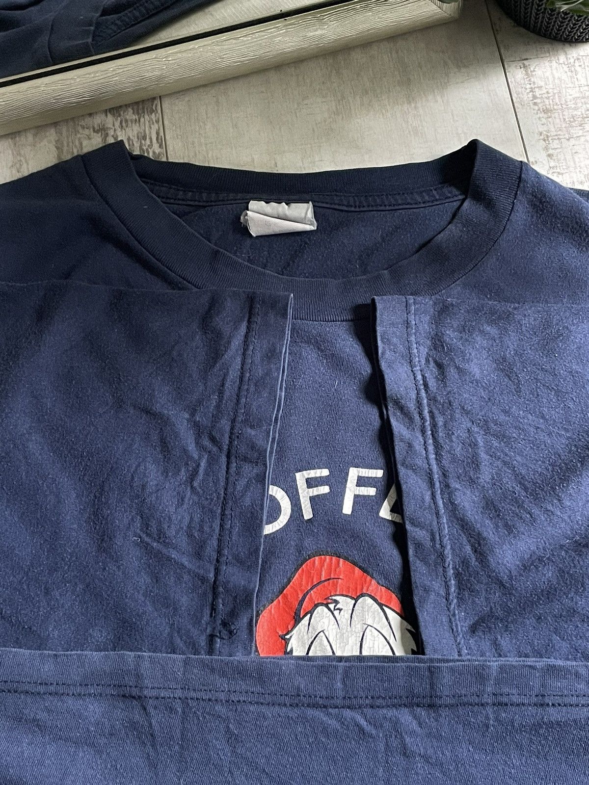Disney × Vintage Vintage Disney Donald Duck 90’s T-Shirt Coffees Ready RARE Size US L / EU 52-54 / 3 - 7 Thumbnail