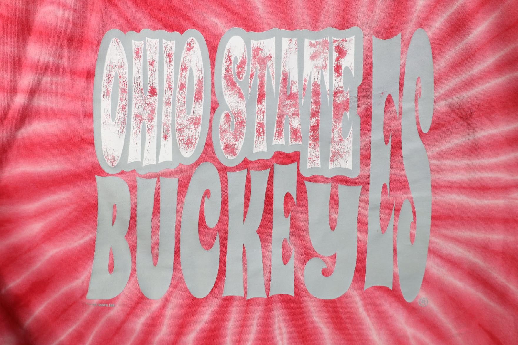 Vintage Vintage 90s Y2K Streetwear Ohio State University T-Shirt Red Size US XXL / EU 58 / 5 - 4 Thumbnail