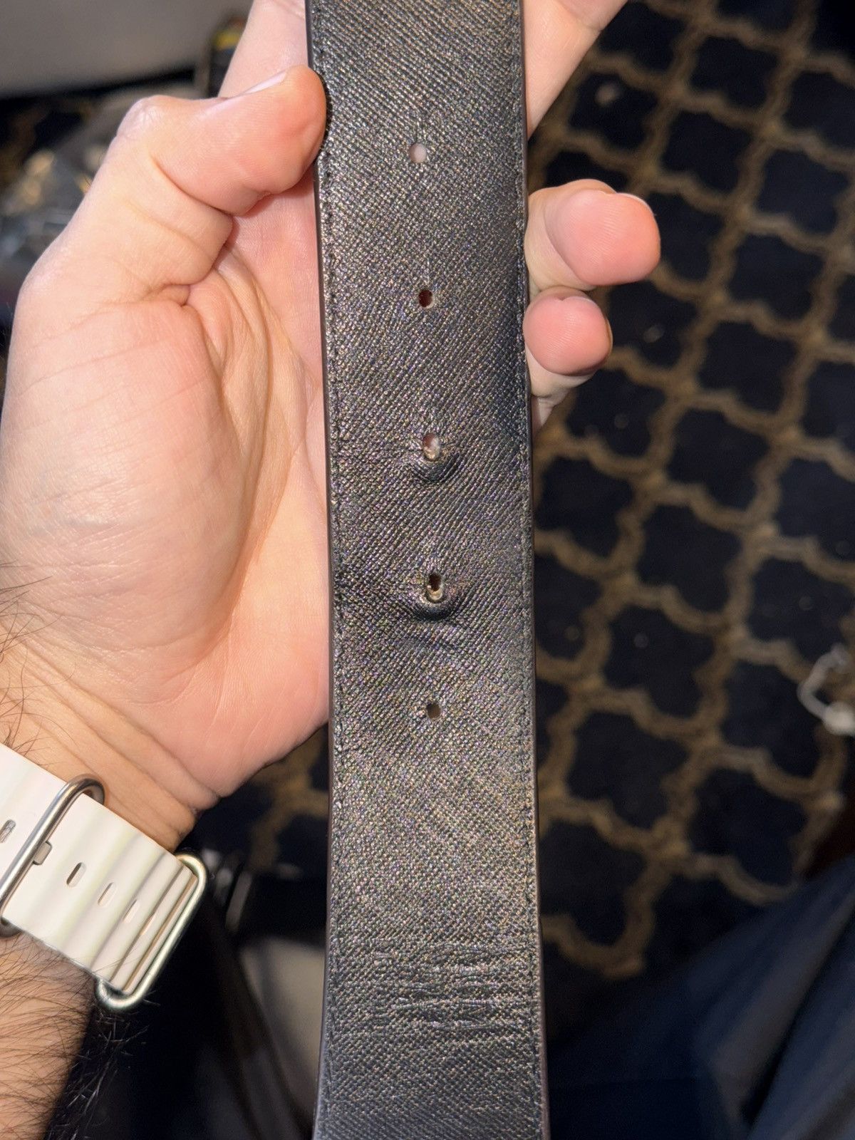 MCM MCM Leather Studded Accents Belt Size 36 - 10 Thumbnail