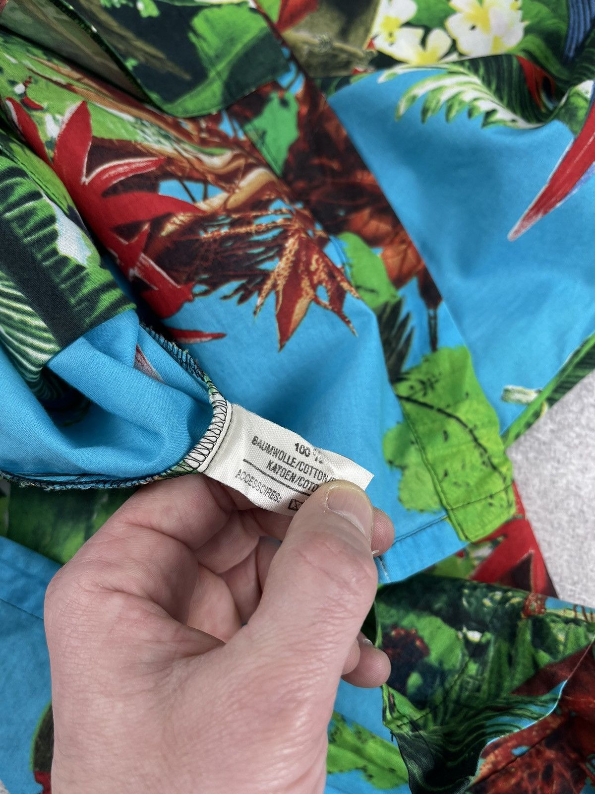 Louis Feraud × Vintage Louis Feraud Suit Blazer Trousers Tropical Bird Print Size M / US 6-8 / IT 42-44 - 11 Thumbnail