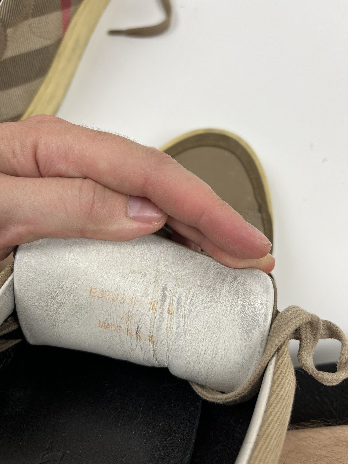 Burberry Burberry Nova Check Casusl Shoes Size US 12 / EU 45 - 19 Thumbnail