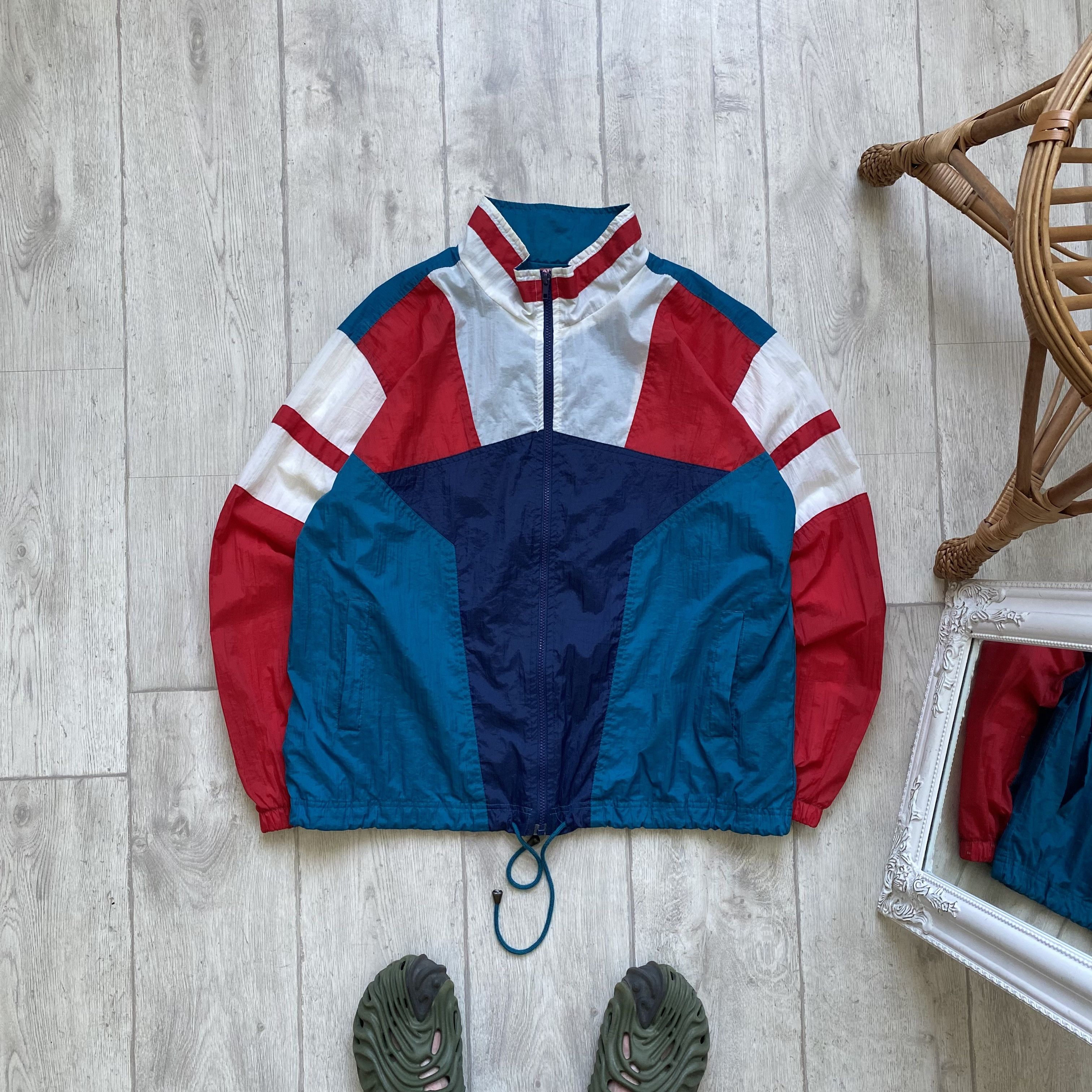 Nike Vintage 80s Nike Style Nylon track jacket Men Works boxy fit Size US M / EU 48-50 / 2 - 1 Thumbnail