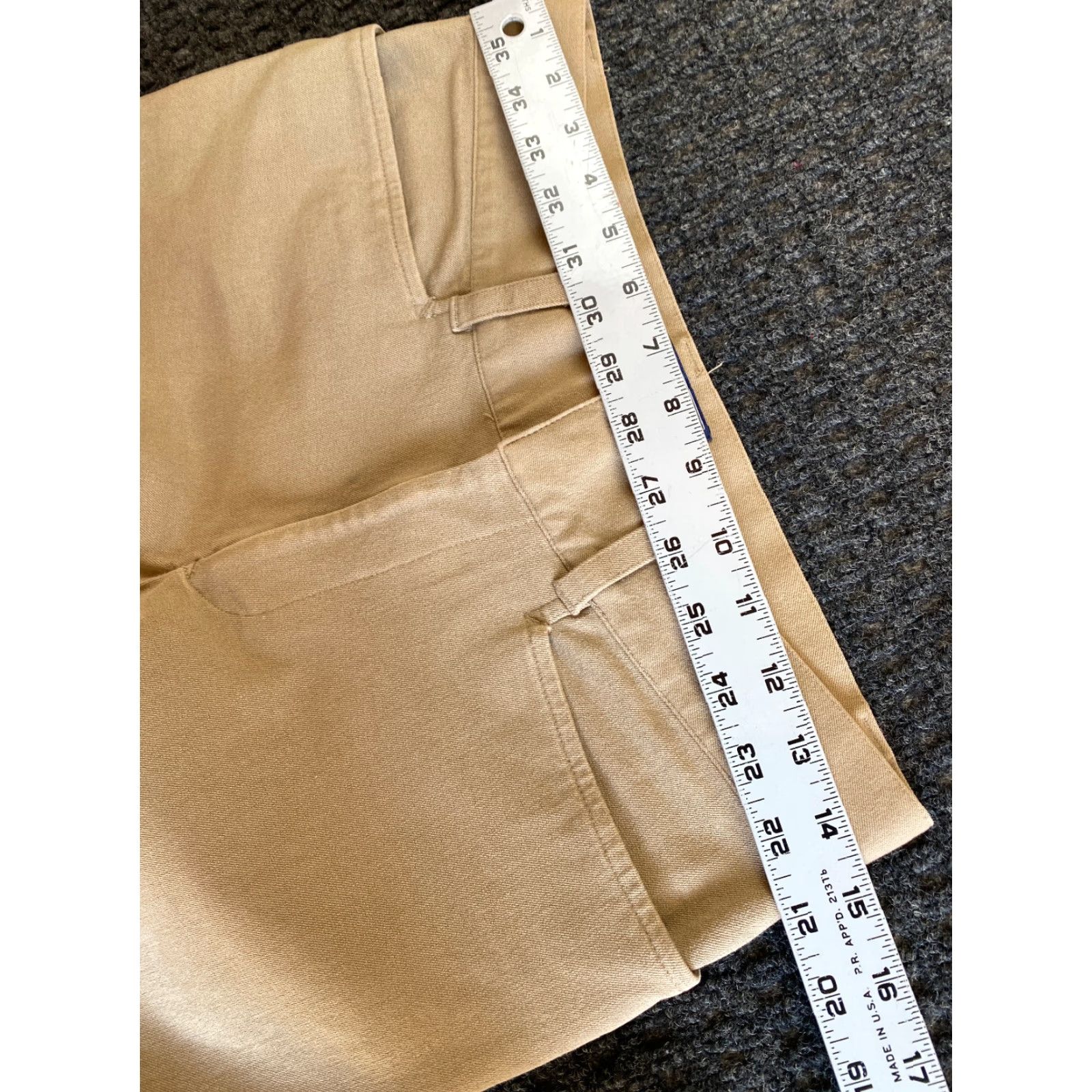 Vintage Women’s Chino Pants Polo Sport Khakis Straight 8 Beige Beige Regular 8 Pants Womens Casual Preppy Stretch Pockets Size 30" / US 8 / IT 44 - 4 Thumbnail