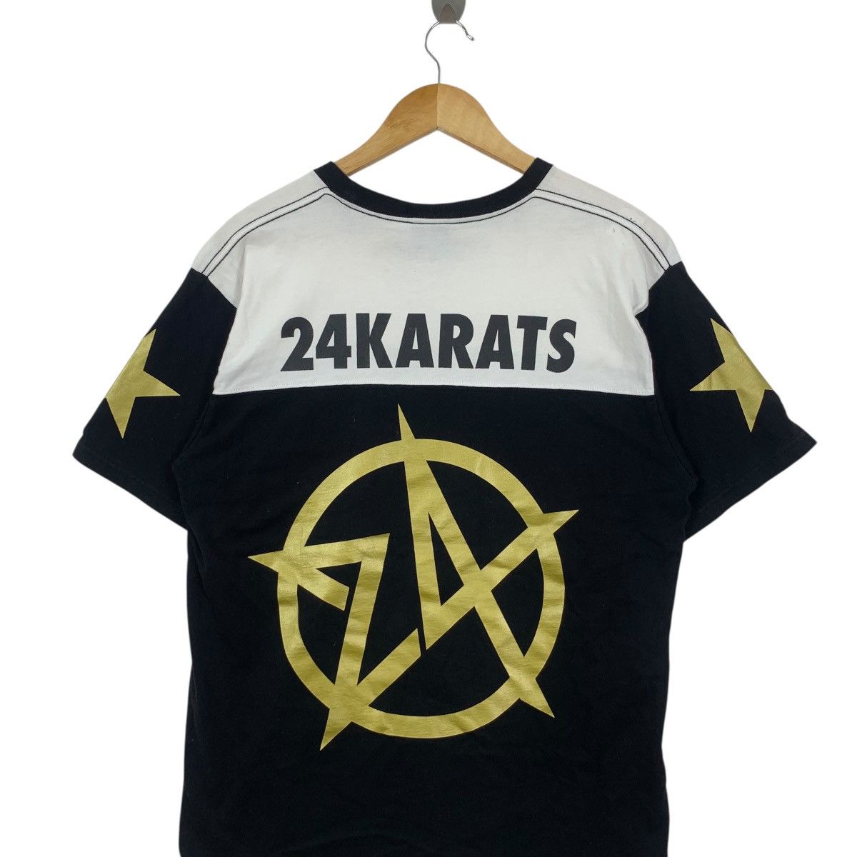 Vintage Vintage 24 KARATS JAPAN Gold Digger Star Tribe Tee Shirt Top Size US M / EU 48-50 / 2 - 6 Thumbnail