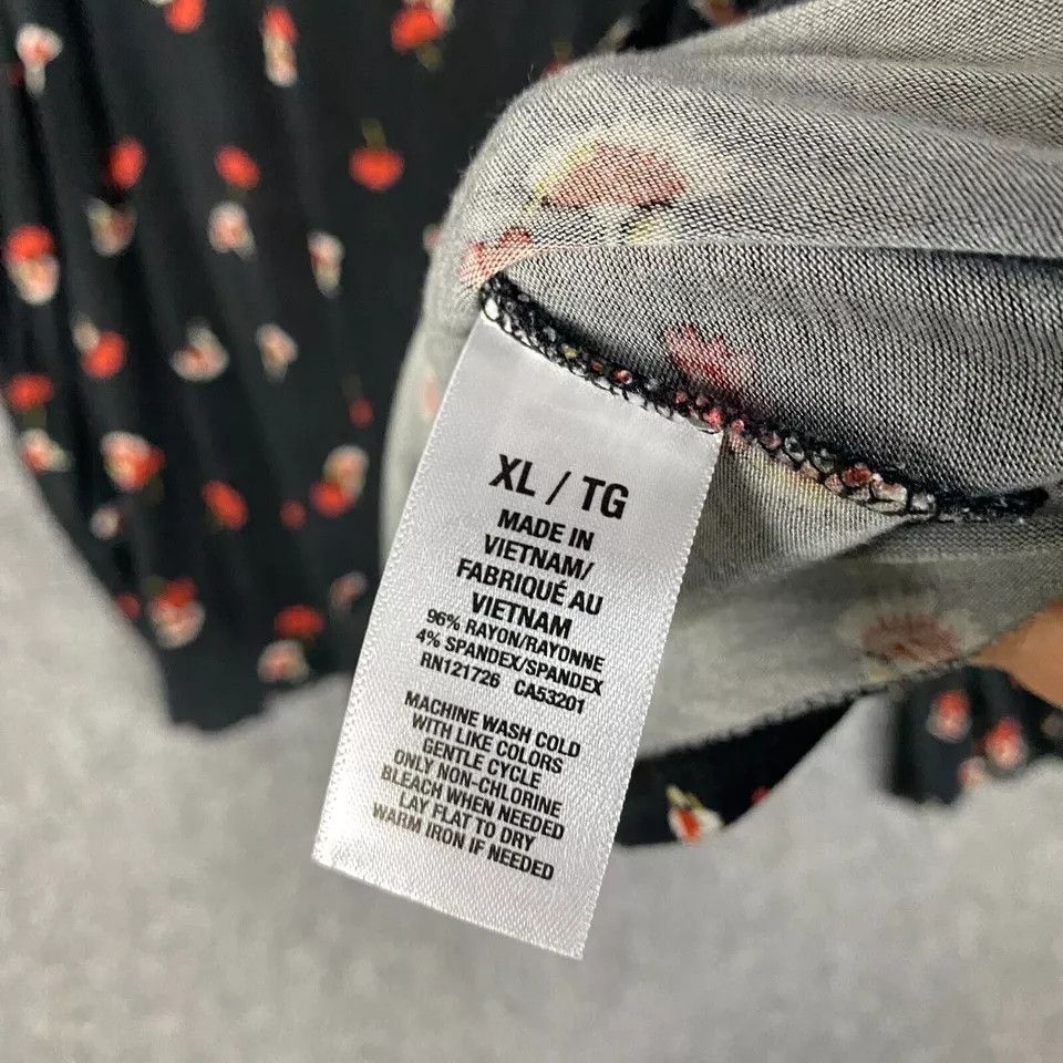 Aeropostale Aeropostale Blouse Women's XL Cold Shoulder Long Sleeve Size XL / US 12-14 / IT 48-50 - 4 Thumbnail