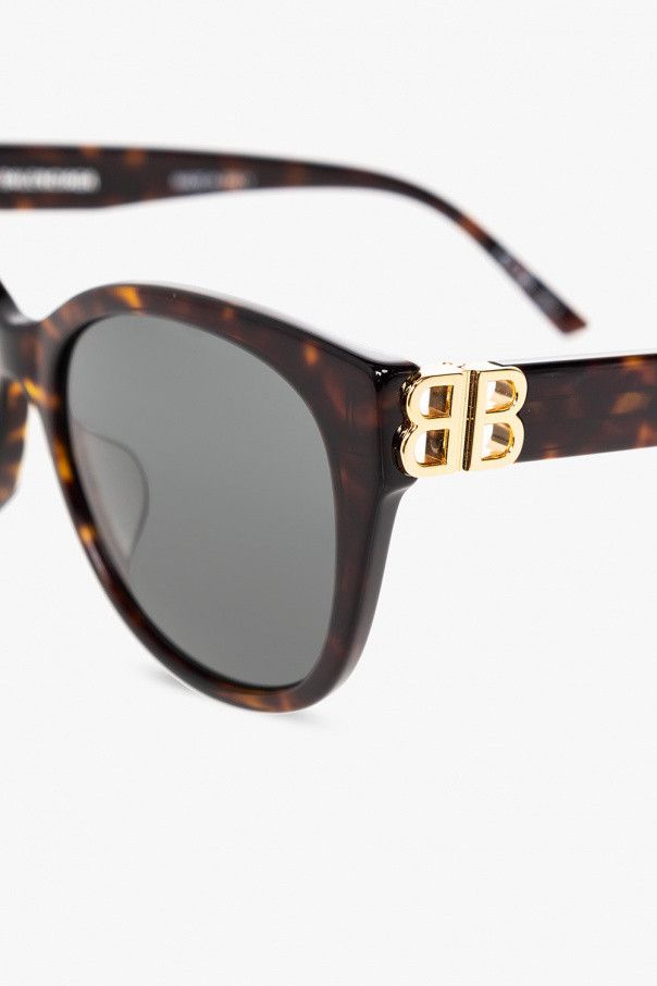 Balenciaga o1bcso1str1024 Size: OS / Dynasty Cat Sunglasses in Brown Size ONE SIZE - 4 Thumbnail