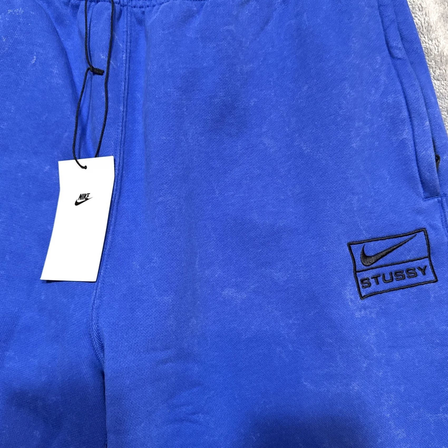 Nike Nike Stussy Acid Wash Fleece Sweatpants Men's Medium Blue DR4025-480 Size US 31 - 3 Thumbnail