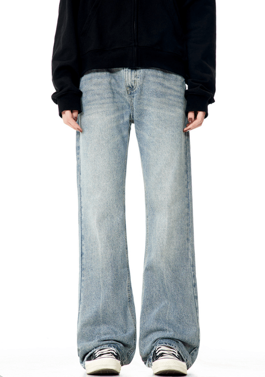 Japanese Brand American light blue vintage washed flared casual jeans y2k Size US 32 / EU 48 - 1 Thumbnail