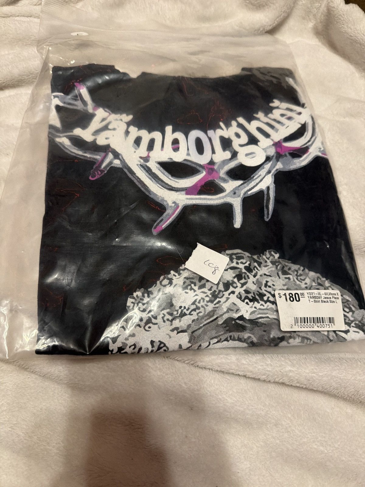 Vlone Vlone X Yams Day Jesus Piece T-Shirt Size US L / EU 52-54 / 3 - 3 Thumbnail
