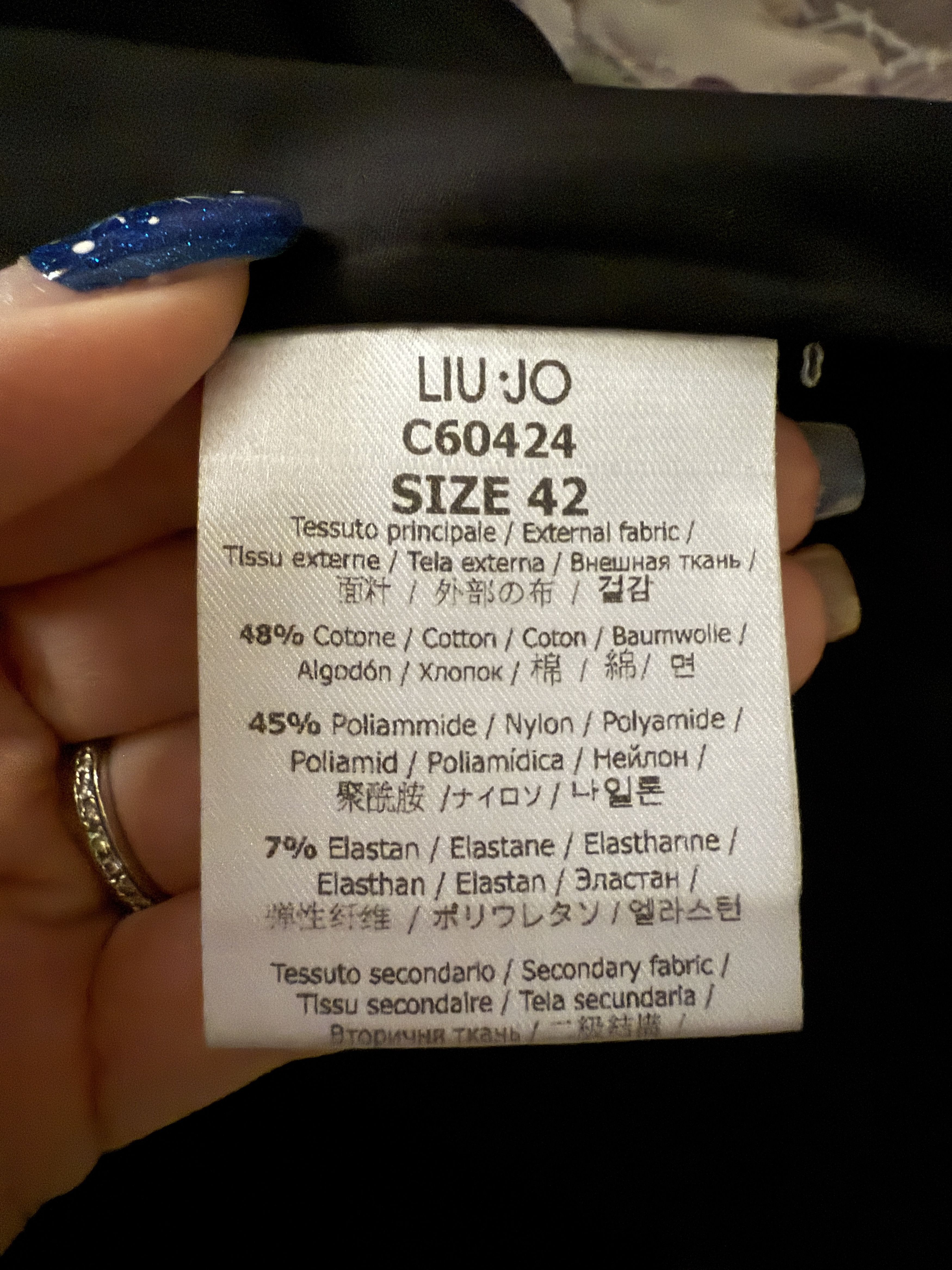 Liu Jo Liu-jo black Midi skirt which shows perfectly body lines. Size 26" / US 2 / IT 38 - 8 Thumbnail