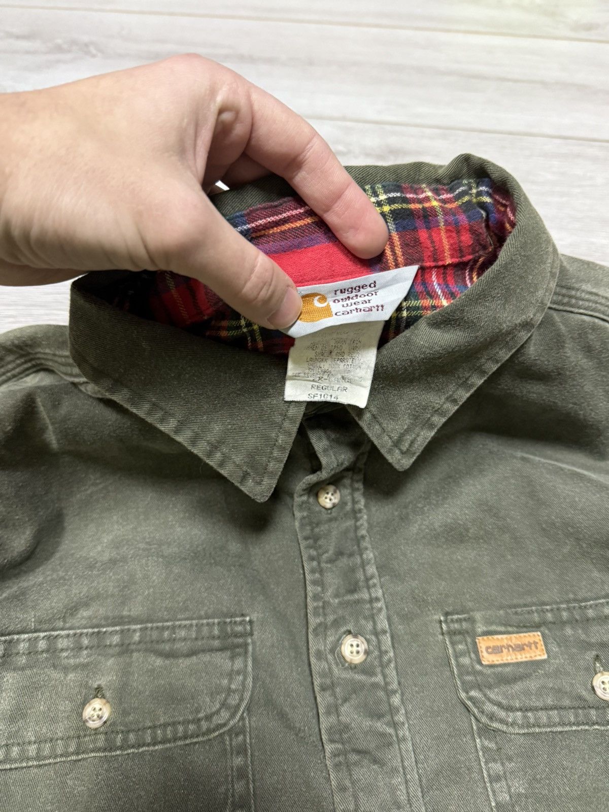 Carhartt Carhartt vintage work flannel buttons shirt insulated Size US XL / EU 56 / 4 - 8 Thumbnail