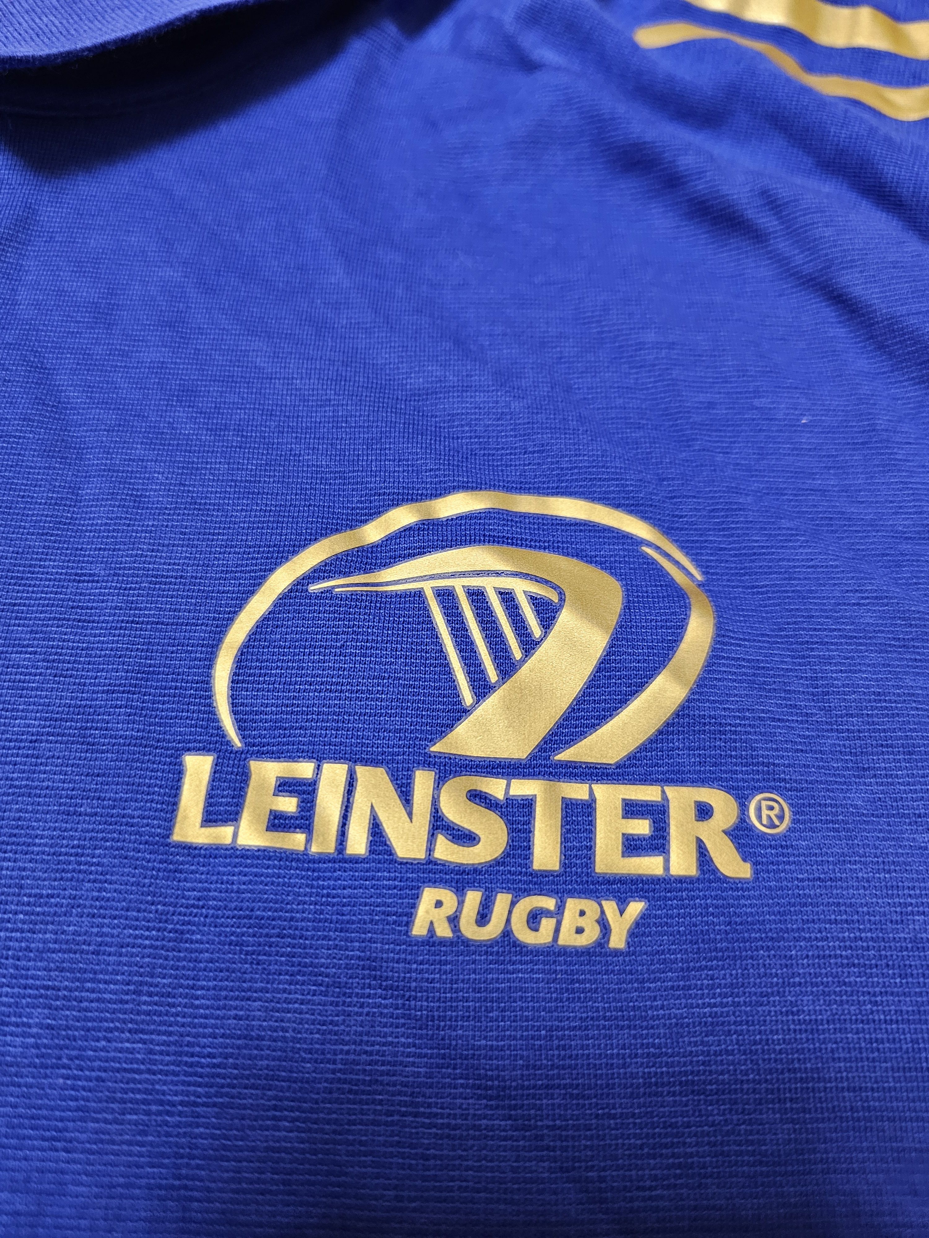 Adidas LEINSTER RUGBY UNION 2021 SHIRT RUGBY JERSEY COTTON POLO Size US XL / EU 56 / 4 - 4 Thumbnail