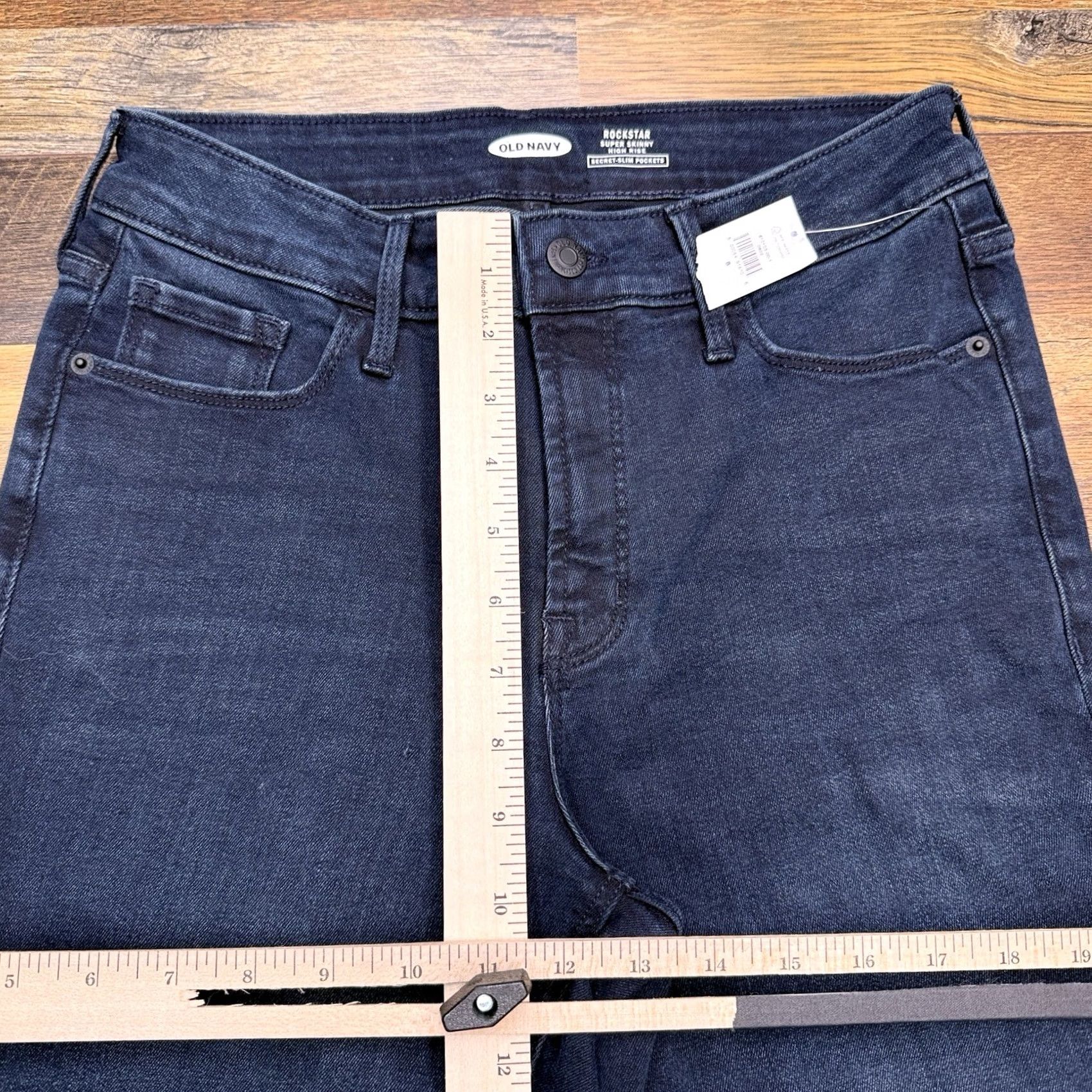 Old Navy Old Navy Rockstar Jeans Skinny 8 High Rise Stretch Denim Women Jeans Size 30" / US 8 / IT 44 - 7 Thumbnail