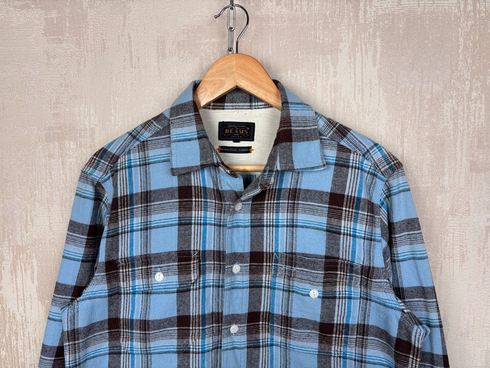 Beams Plus Beams Plus Flannel Shirt Pockets Size fits to M-L Size US M / EU 48-50 / 2 - 4 Thumbnail