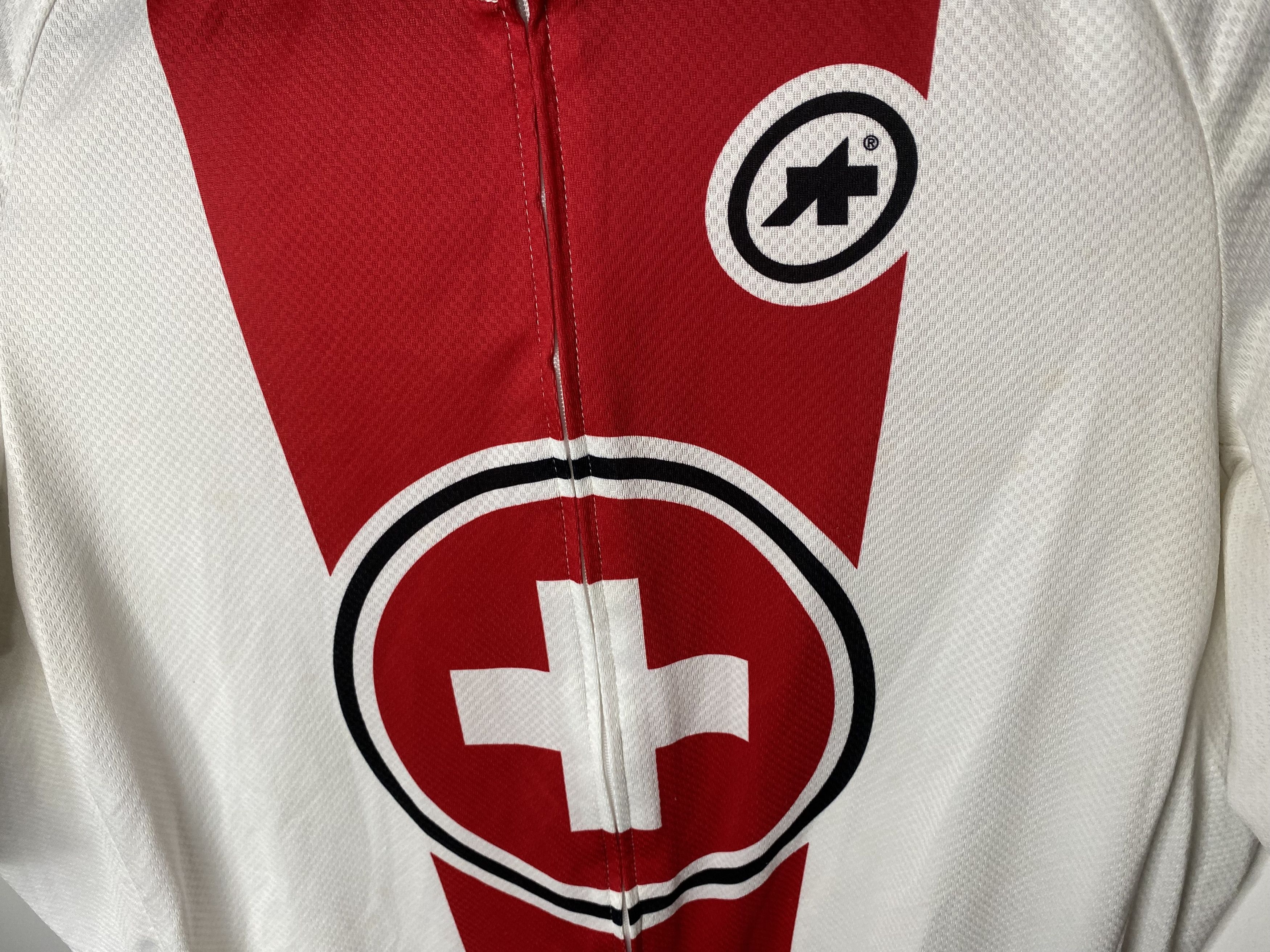Asos ASSOS SWITZERLAND SWISS TEAM MENS CYCLING JERSEY FULL ZIP Size US XL / EU 56 / 4 - 6 Thumbnail