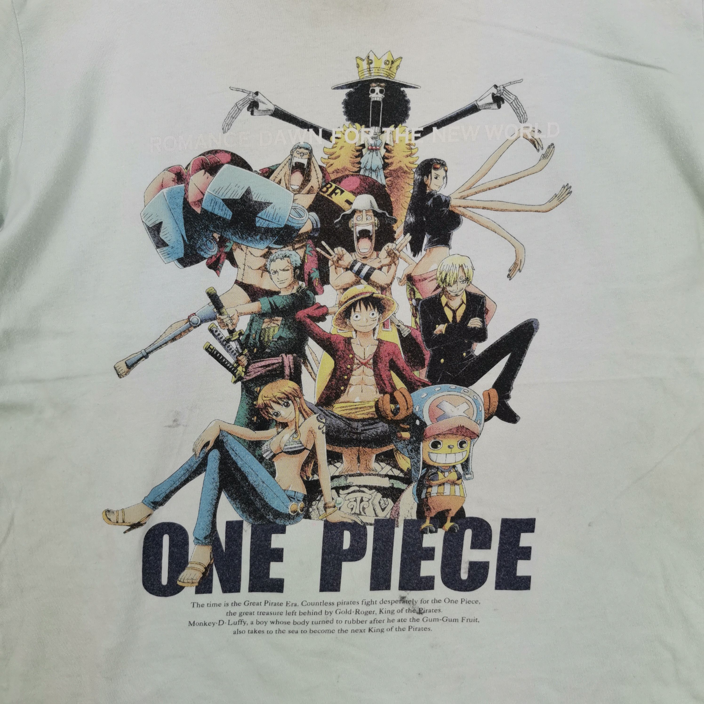 Anime Y2K One Piece Tshirt Japanese Anime Manga Cartoon Tees Size US S / EU 44-46 / 1 - 3 Thumbnail