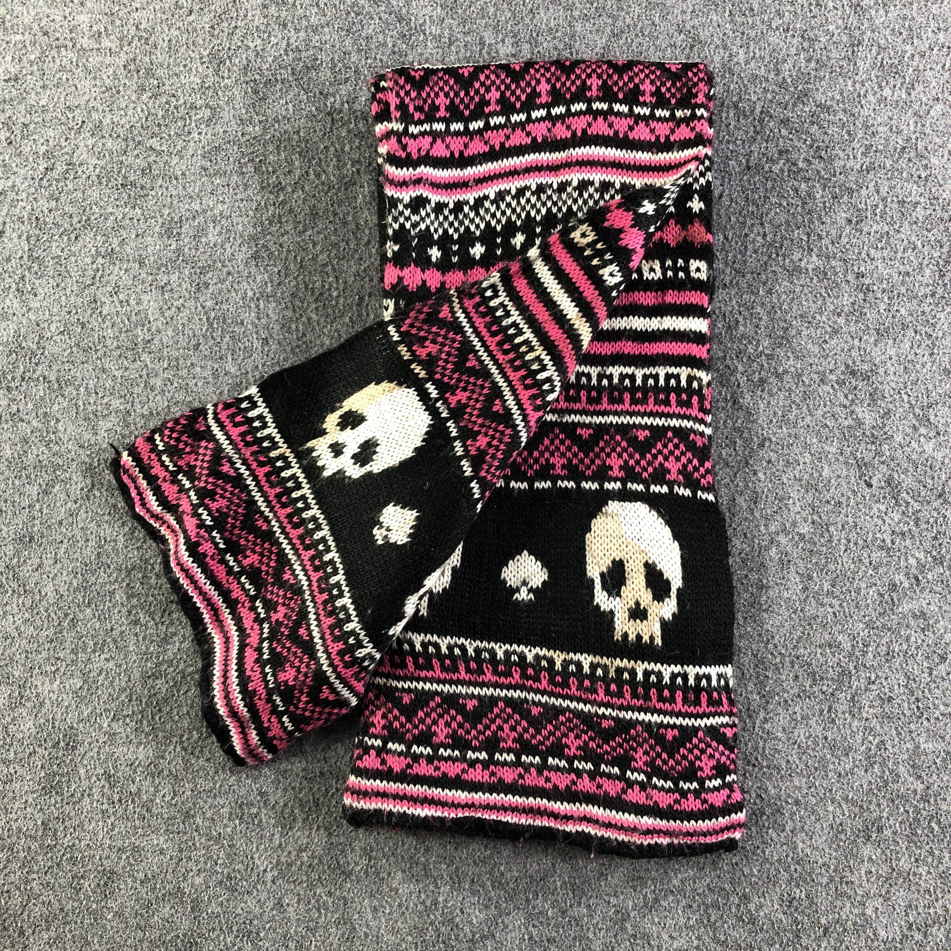 Vintage TK Sapkid Skull Scarf/ Muffler / Neckwear P148 Size ONE SIZE - 5 Thumbnail